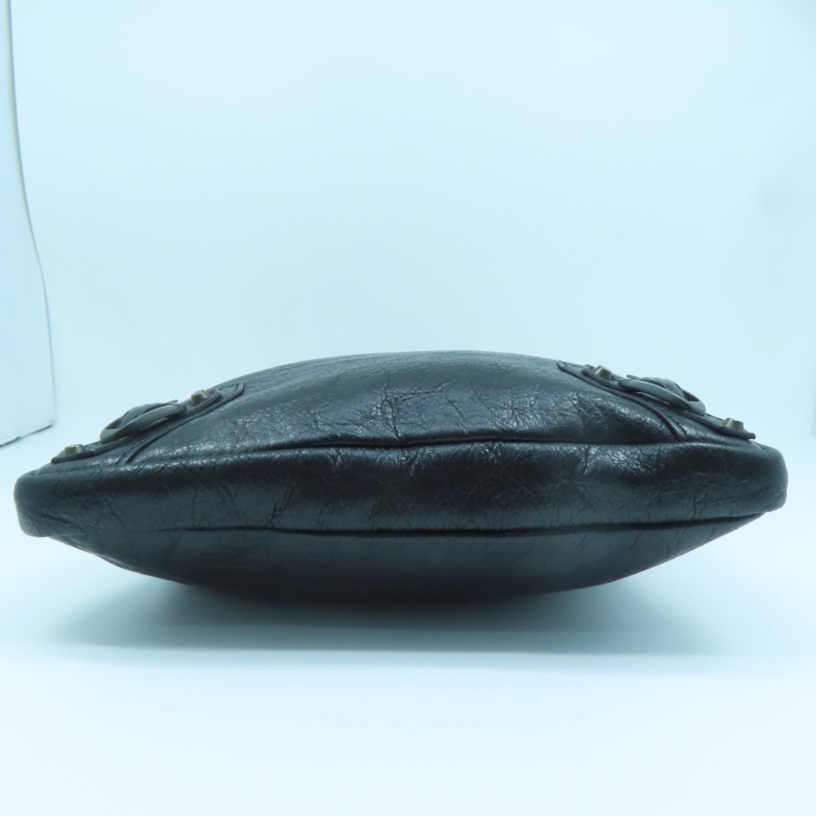 BALENCIAGA 羊皮皮革Shoulder Bag肩背袋黑色
