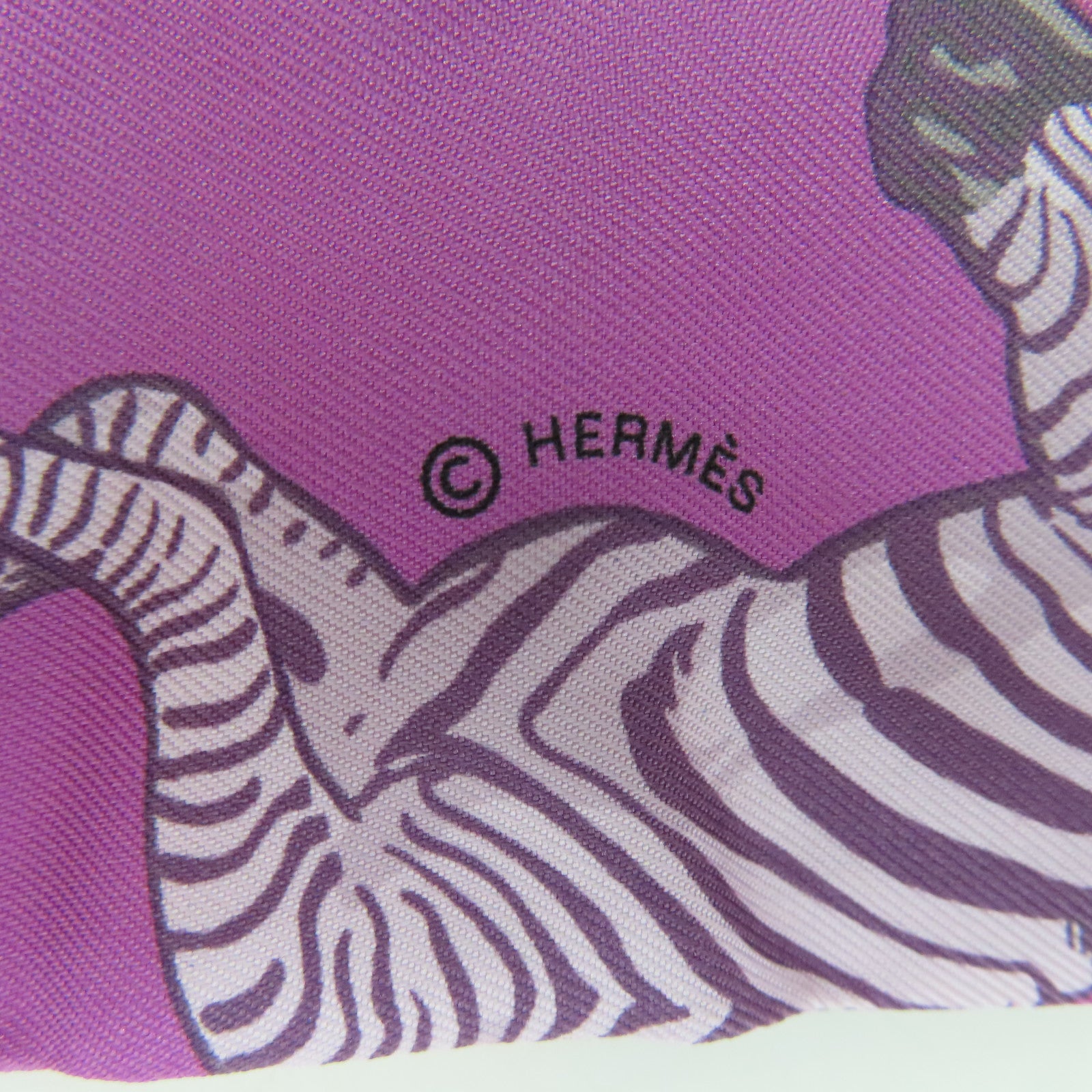 HERMES 【激減優惠】絲質Twilly Scarf絲巾紫色