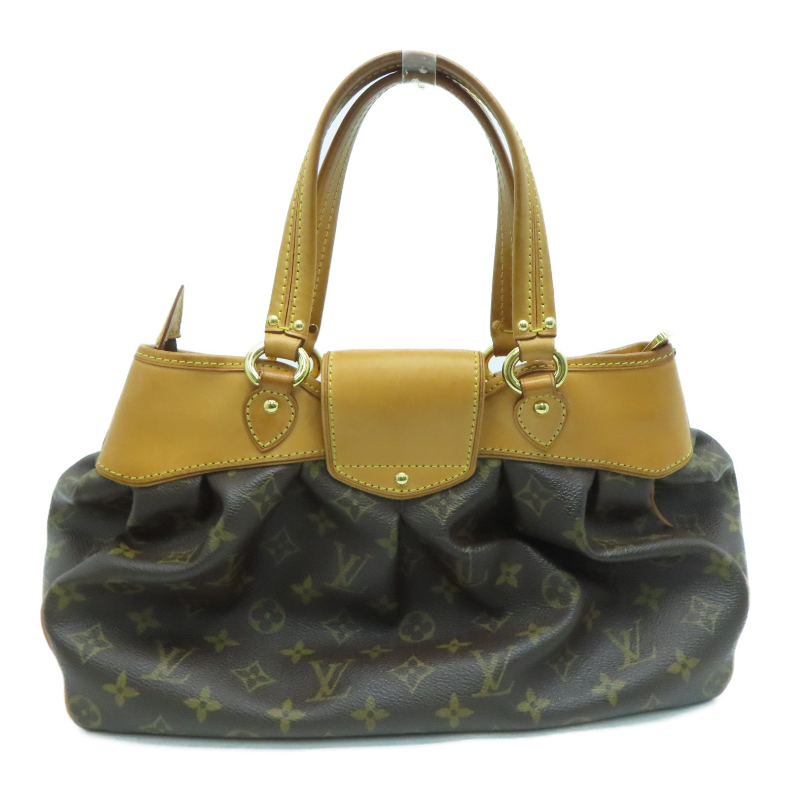 LOUIS VUITTON Monogram Boetie PM金扣手挽袋/肩背袋啡色