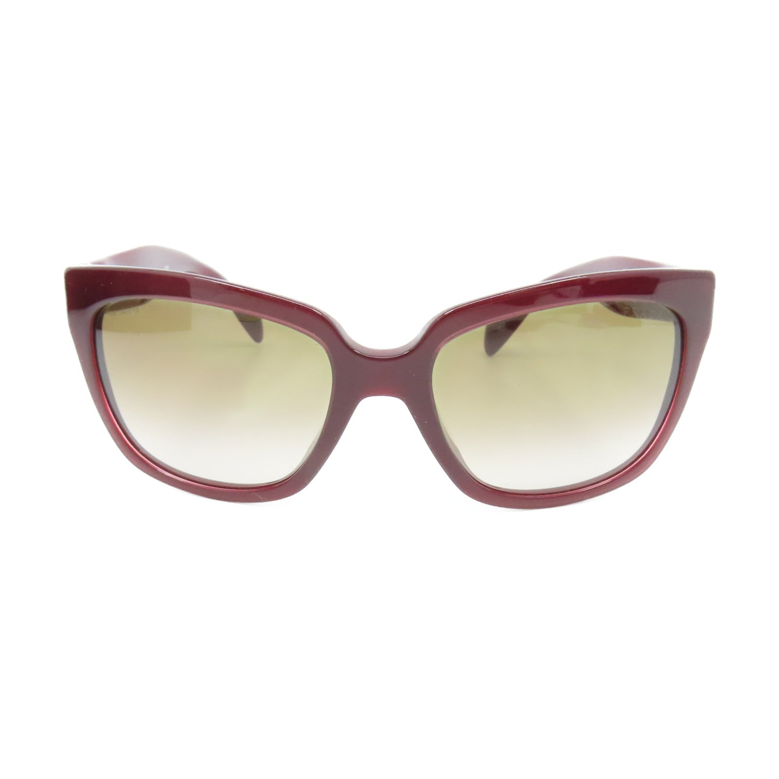 PRADA PVC Sunglasses太陽眼鏡啡色/酒紅色