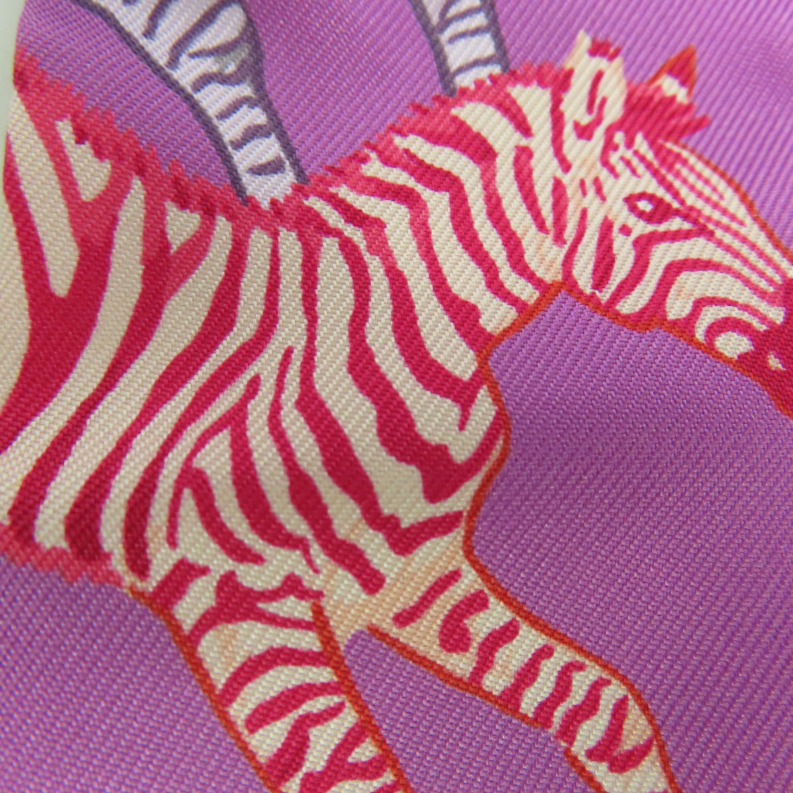 HERMES 【激減優惠】絲質Twilly Scarf絲巾紫色