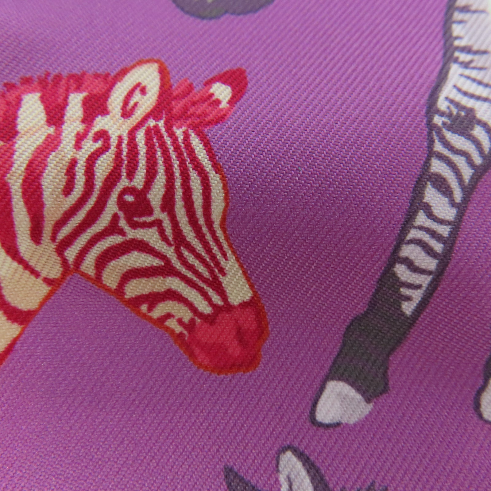 HERMES 【激減優惠】絲質Twilly Scarf絲巾紫色