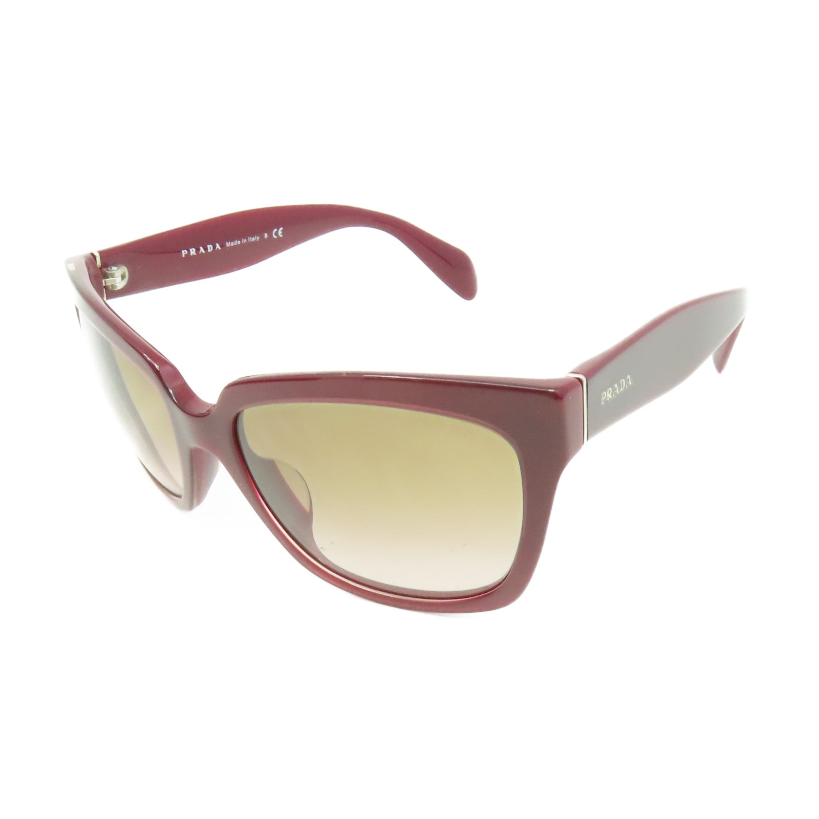 PRADA PVC Sunglasses太陽眼鏡啡色/酒紅色