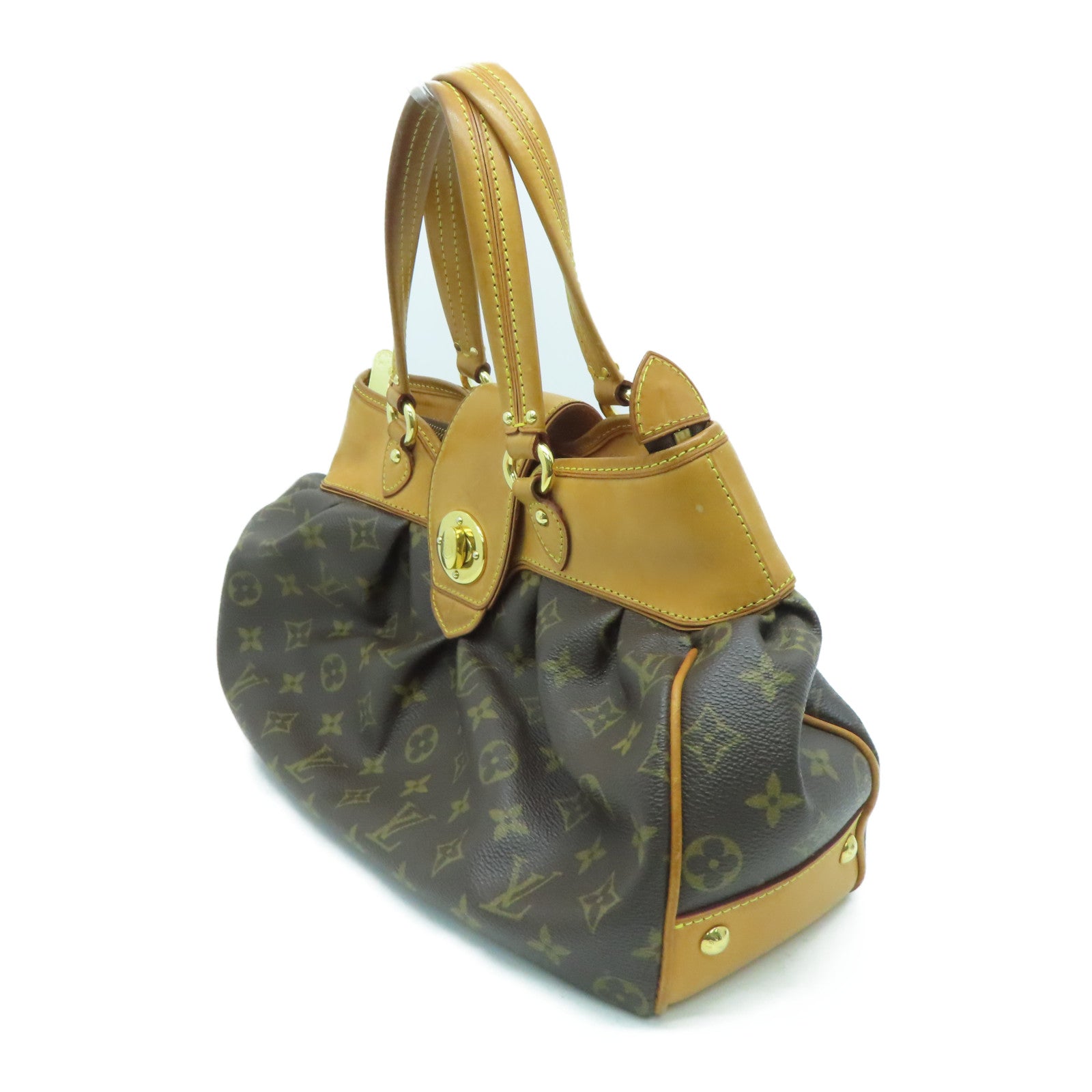 LOUIS VUITTON Monogram Boetie PM金扣手挽袋/肩背袋啡色