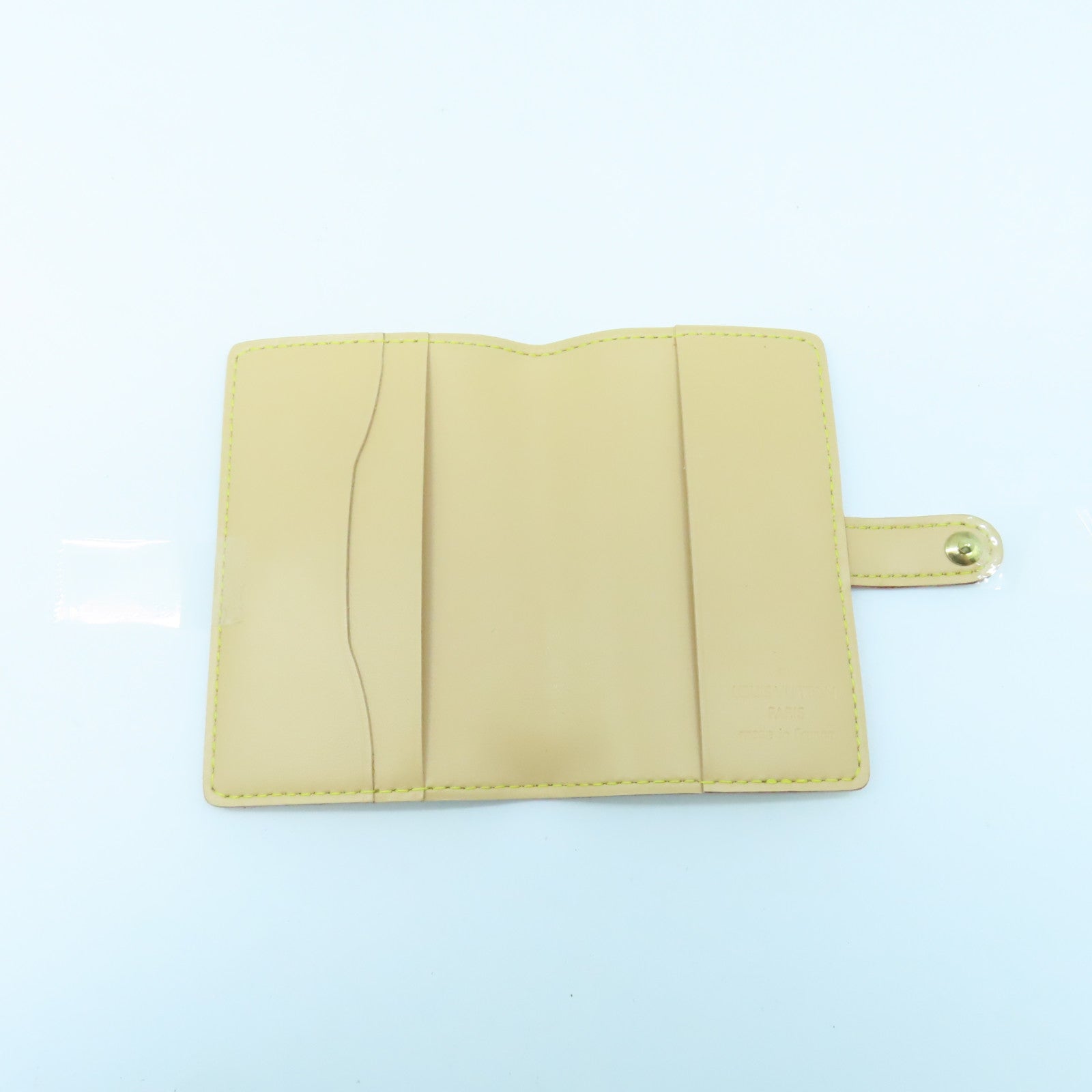LOUIS VUITTON Monogram Multicolore Card Case Gold Buckle Card Case White