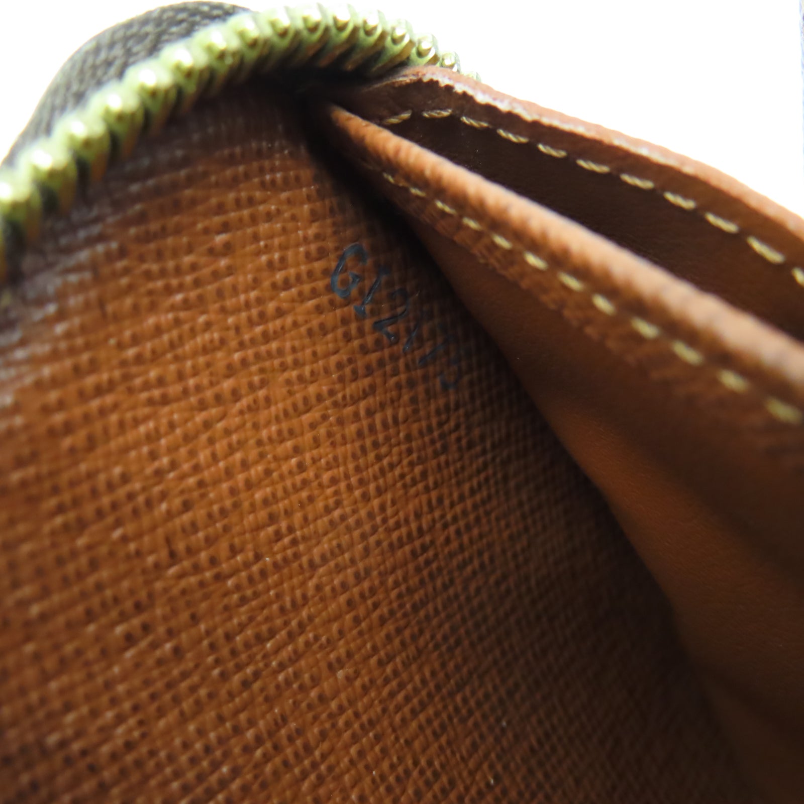 LOUIS VUITTON Monogram Zipper Long Wallet金扣長錢包棕色