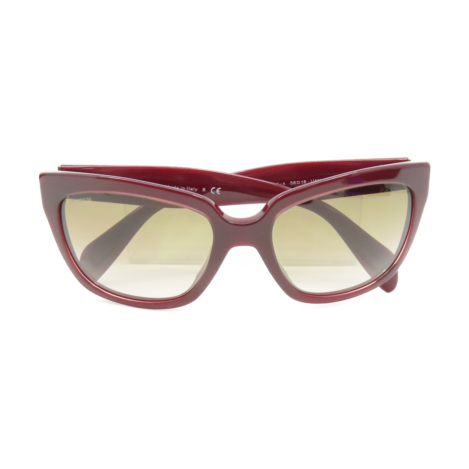 PRADA PVC Sunglasses太陽眼鏡啡色/酒紅色