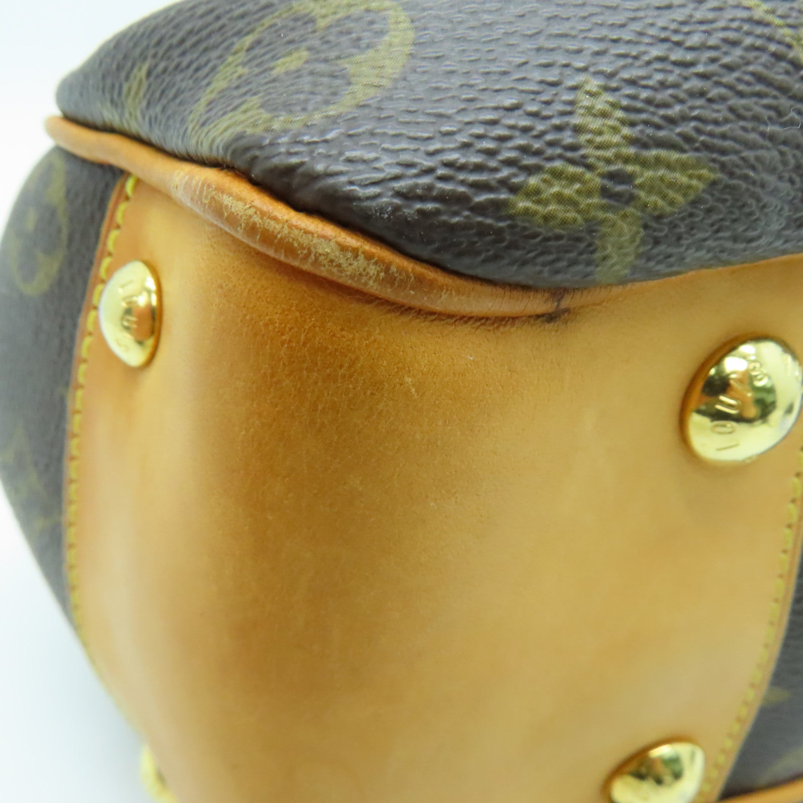 LOUIS VUITTON Monogram Boetie PM金扣手挽袋/肩背袋啡色