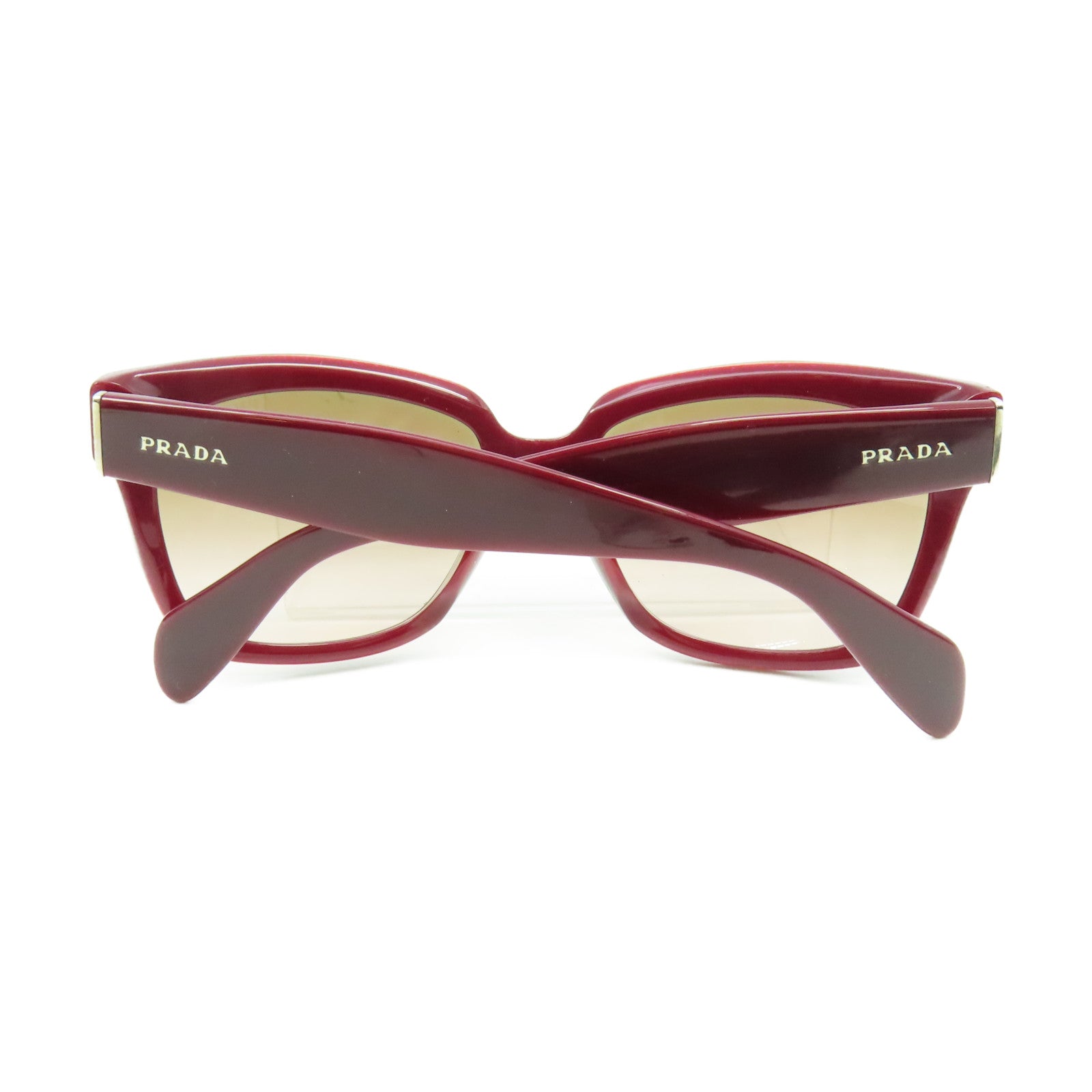 PRADA PVC Sunglasses太陽眼鏡啡色/酒紅色