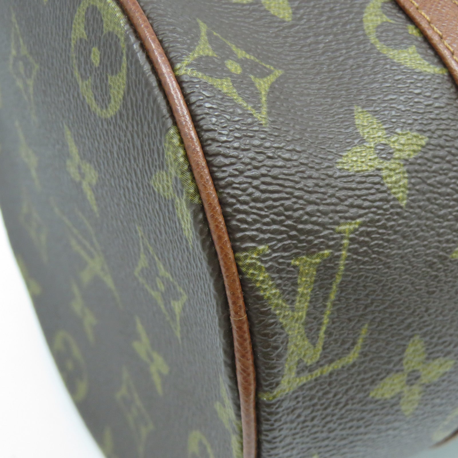 LOUIS VUITTON Monogram Papillon(old model)金扣手挽袋啡色