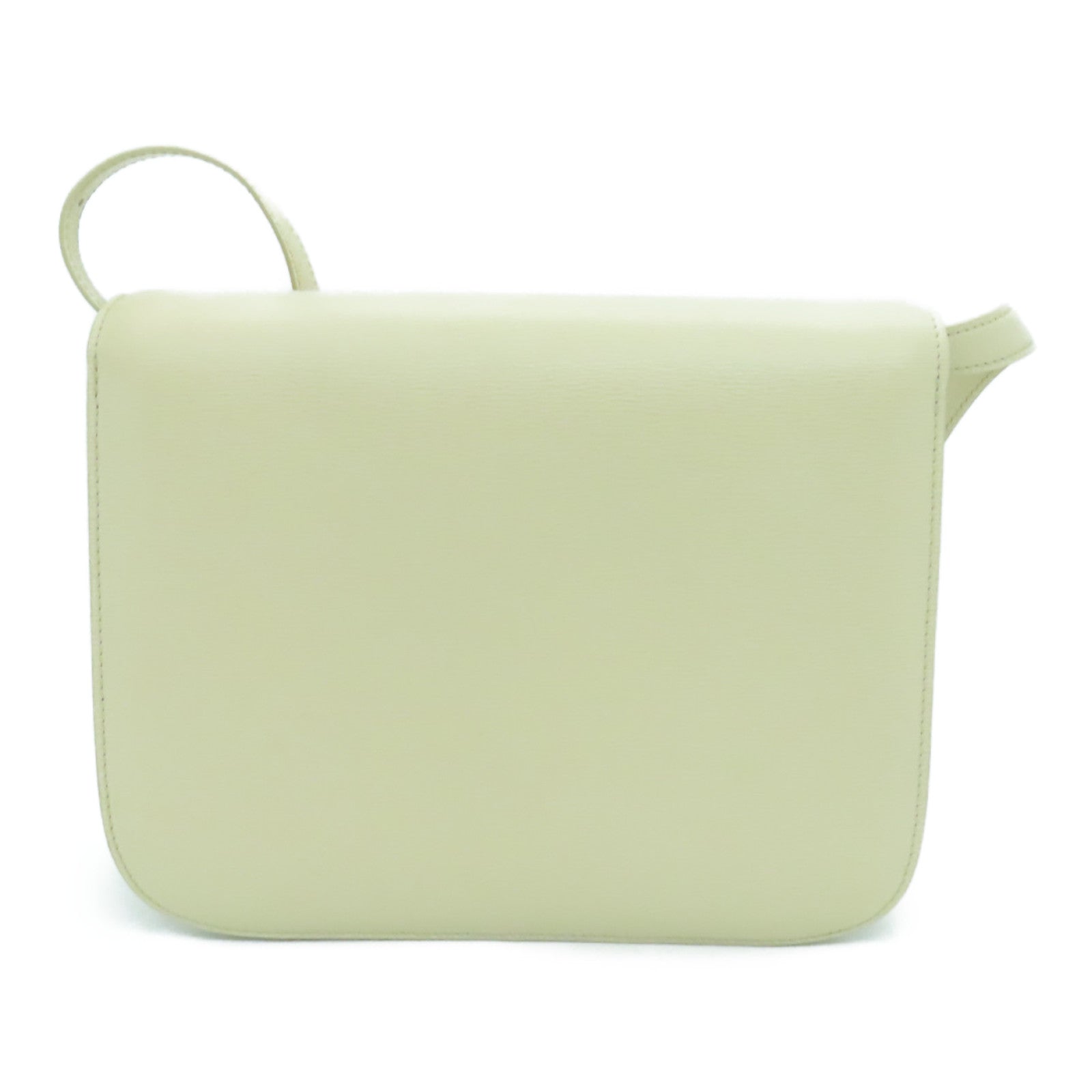 CELINE 牛皮皮革Classic Bag金扣肩背袋米色