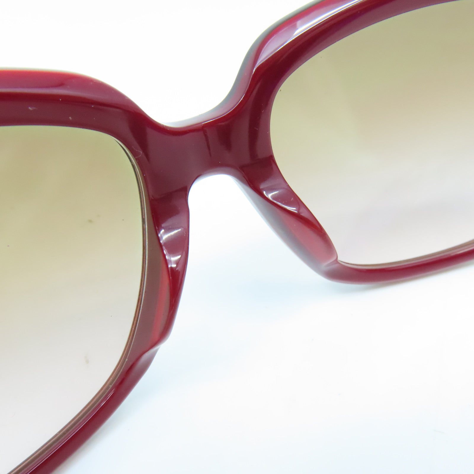 PRADA PVC Sunglasses太陽眼鏡啡色/酒紅色