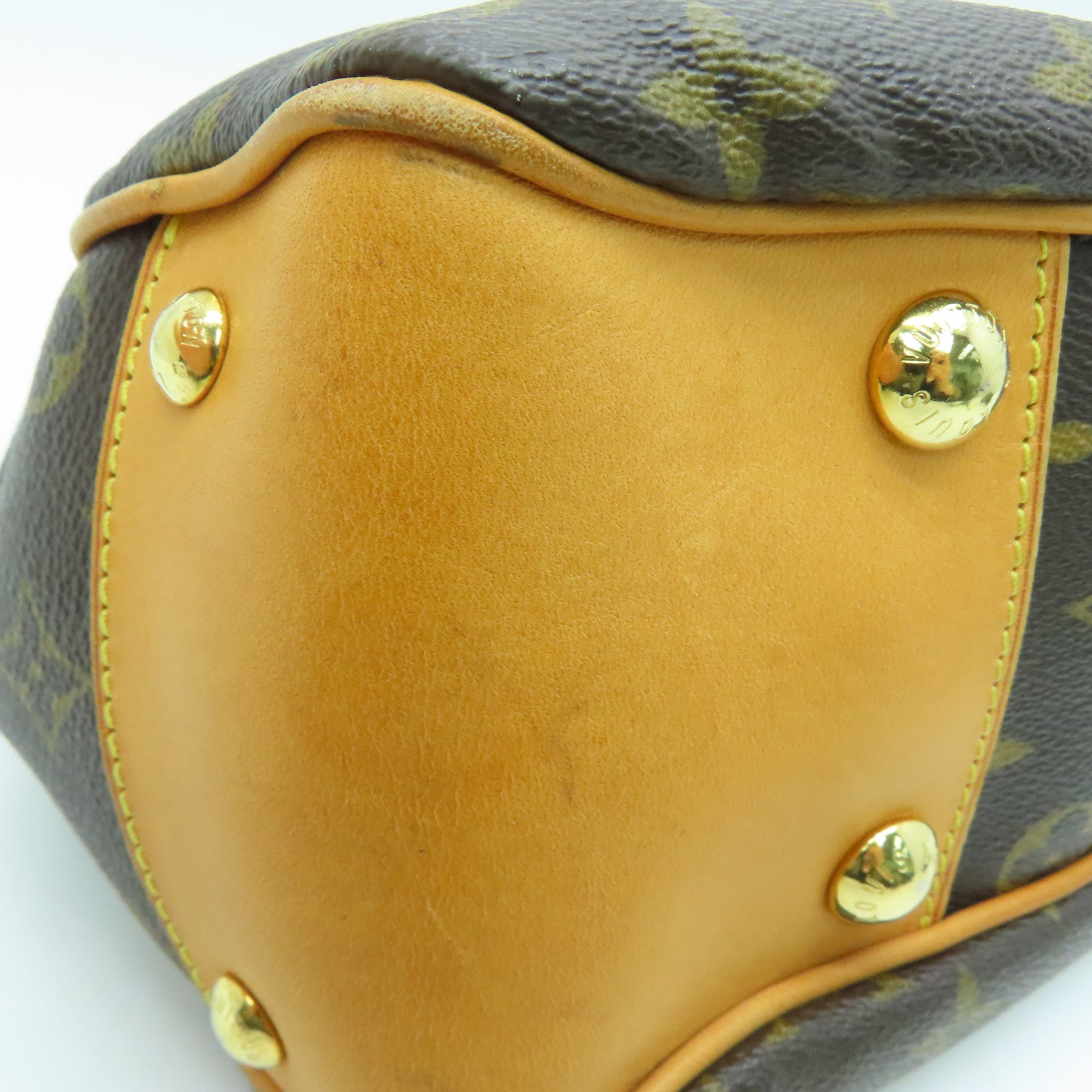 LOUIS VUITTON Monogram Boetie PM金扣手挽袋/肩背袋啡色
