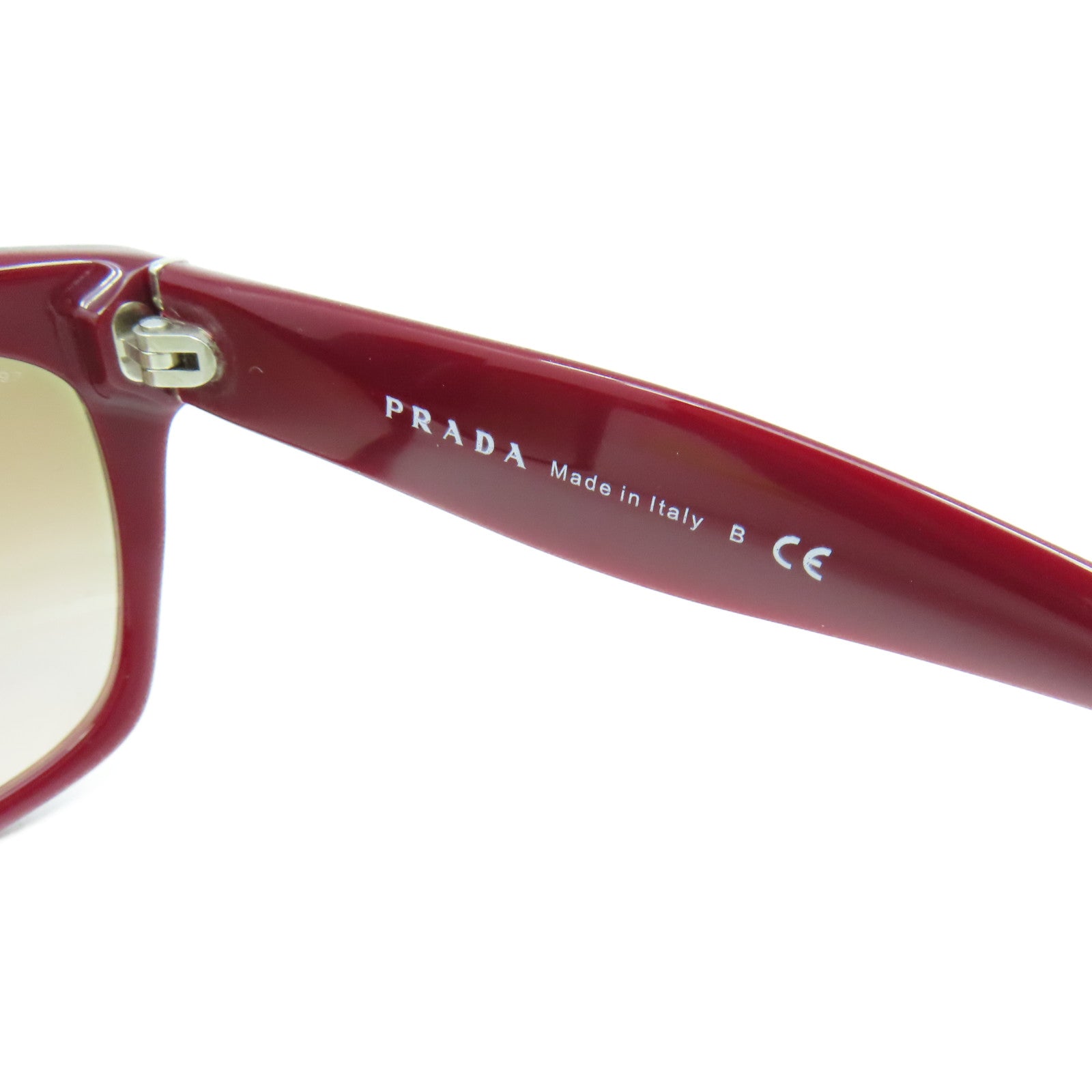 PRADA PVC Sunglasses太陽眼鏡啡色/酒紅色