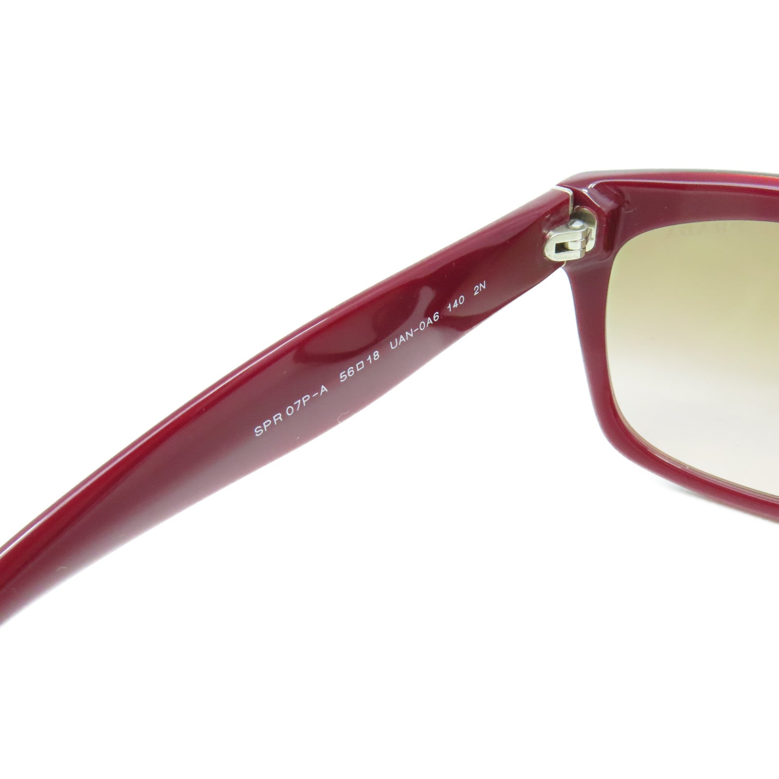 PRADA PVC Sunglasses太陽眼鏡啡色/酒紅色