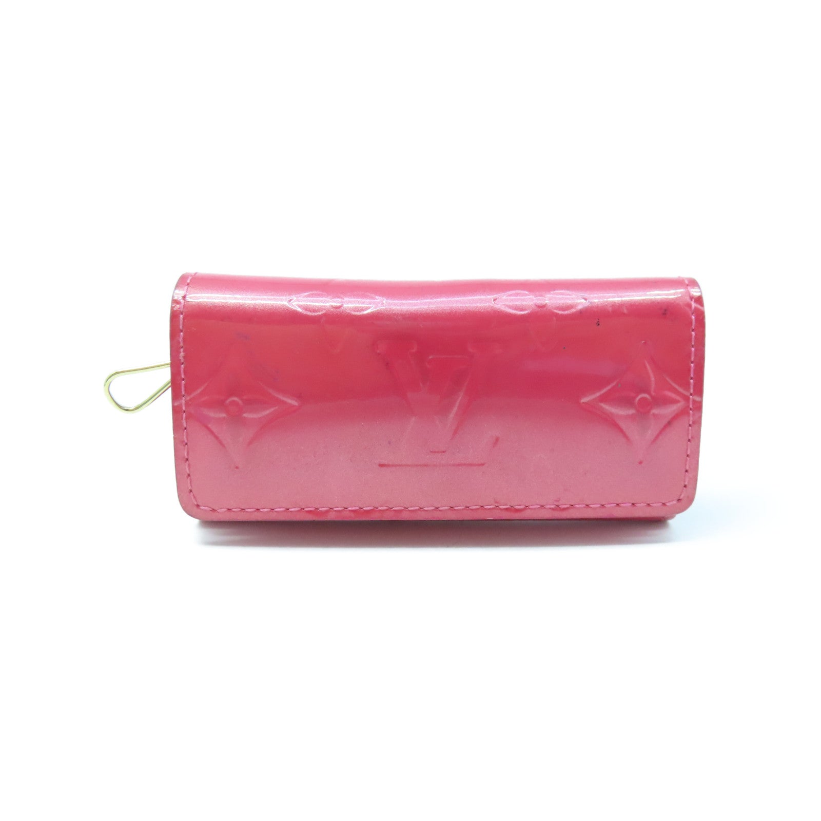 LOUIS VUITTON Monogram Vernis Key Case Key Case Pink