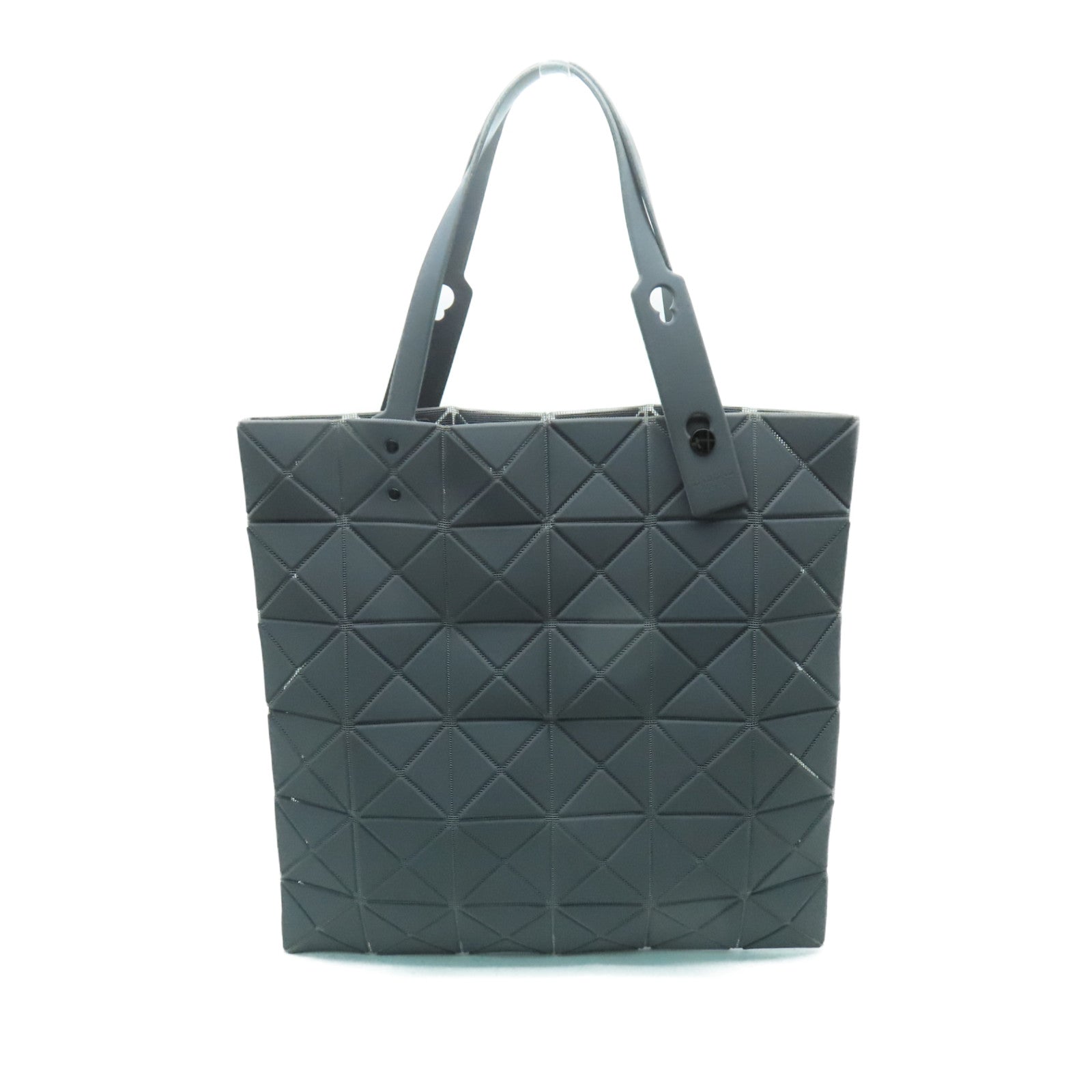 ISSEY MIYAKE PVC Issey Miyake Bao Bao銀扣手挽袋灰色