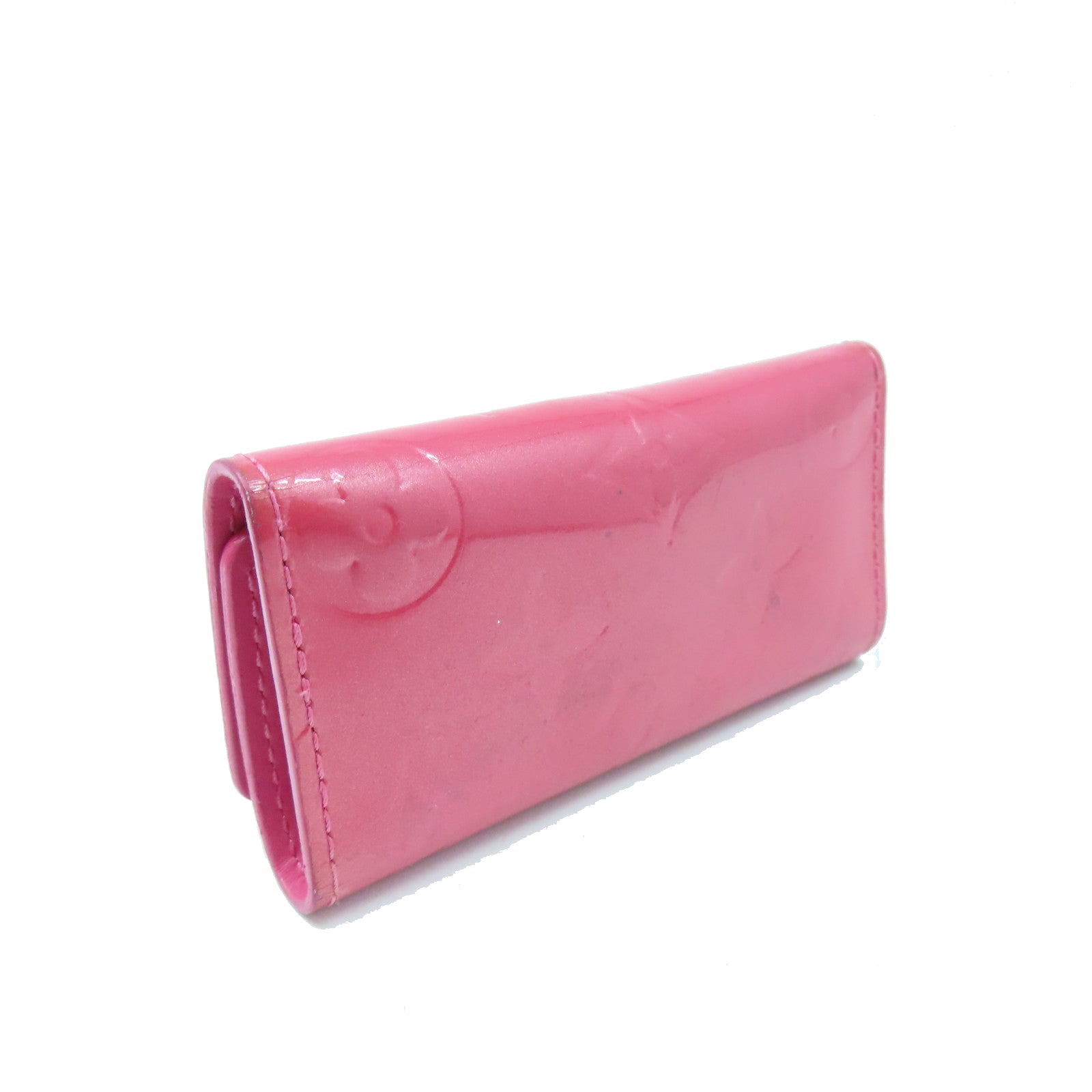 LOUIS VUITTON Monogram Vernis Key Case Key Case Pink