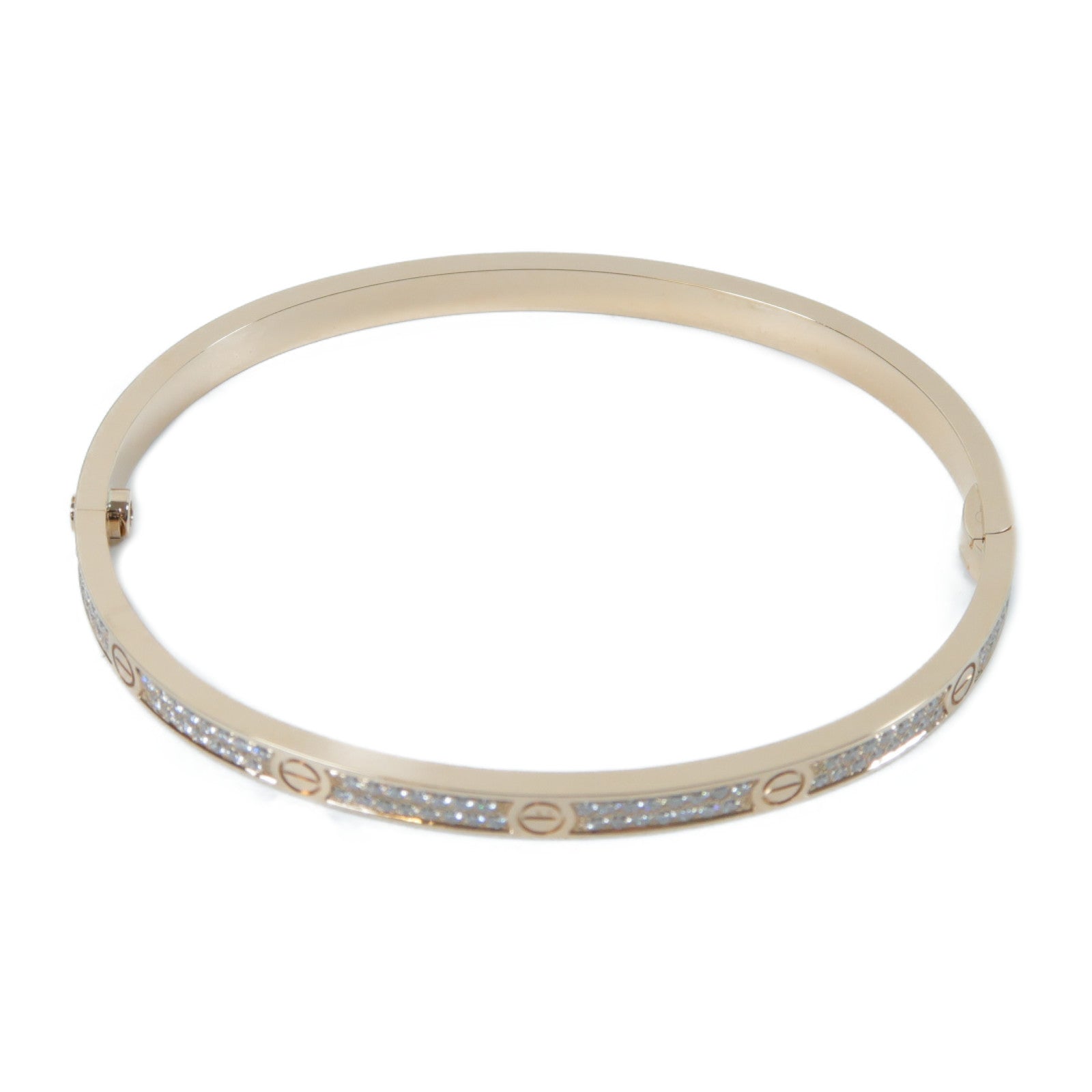 CARTIER 18K玫瑰金Diamond Love Bracelet 0.95ct鑽石手鐲Cartier#17