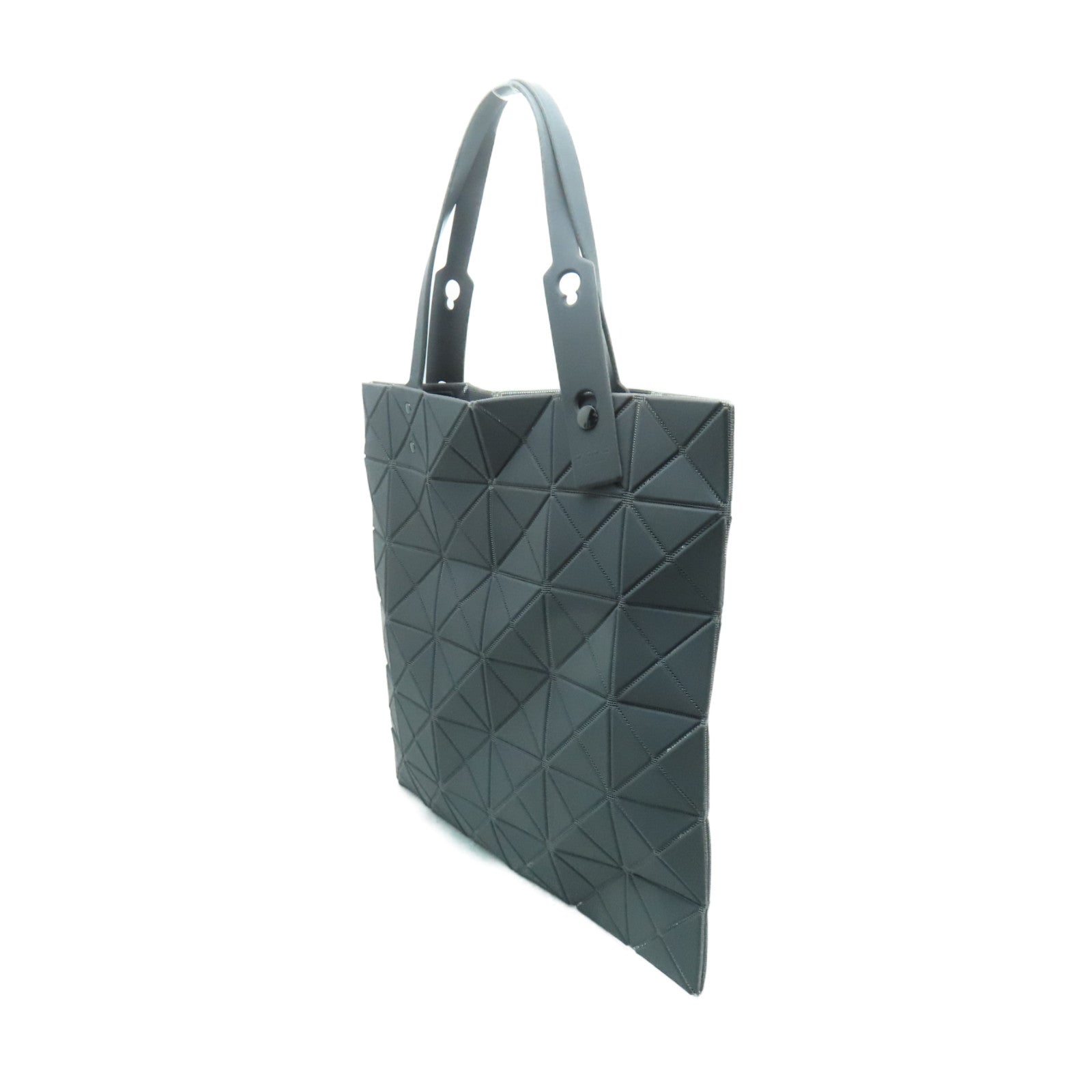 ISSEY MIYAKE PVC Issey Miyake Bao Bao銀扣手挽袋灰色