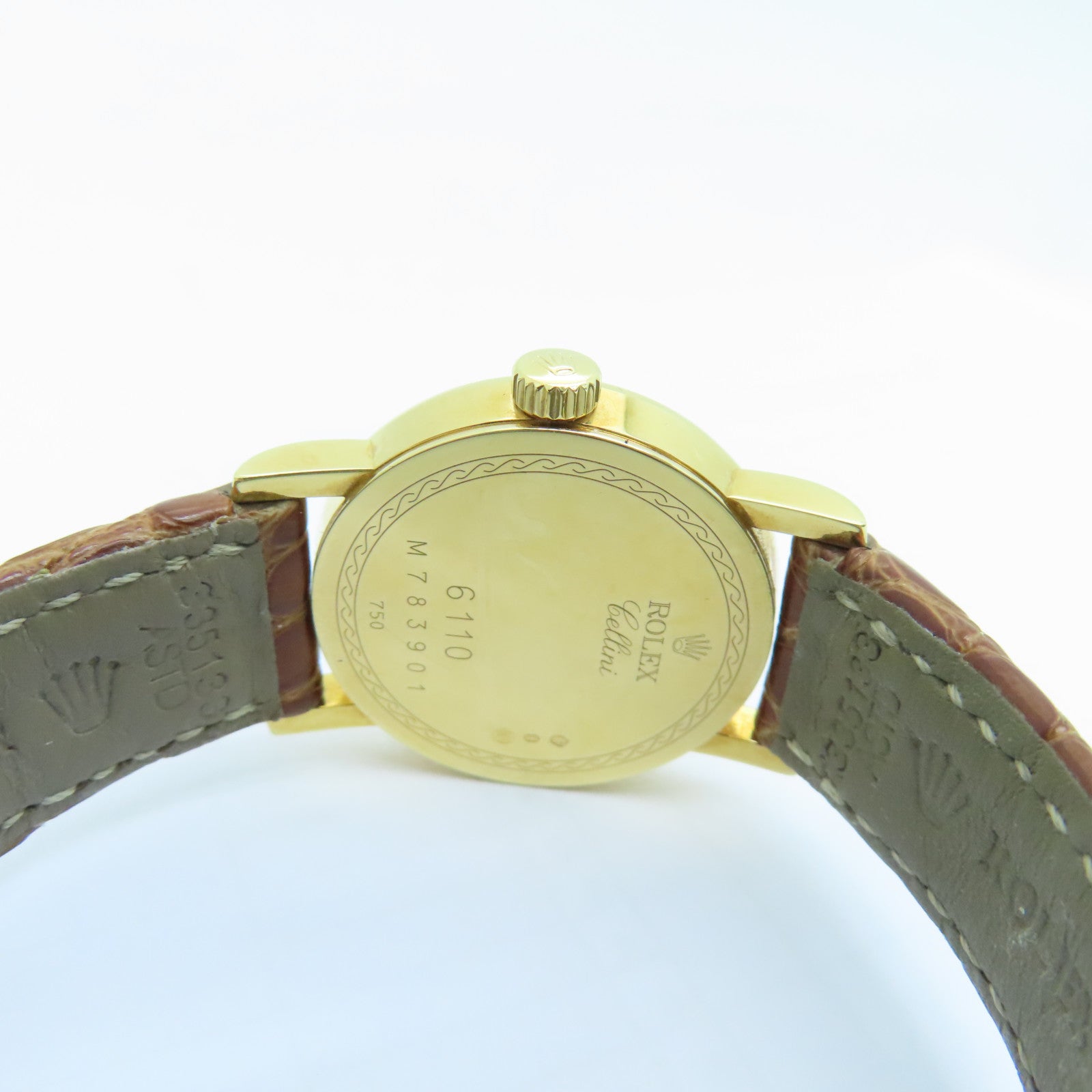 ROLEX Cellini 18K手表石英机芯白色