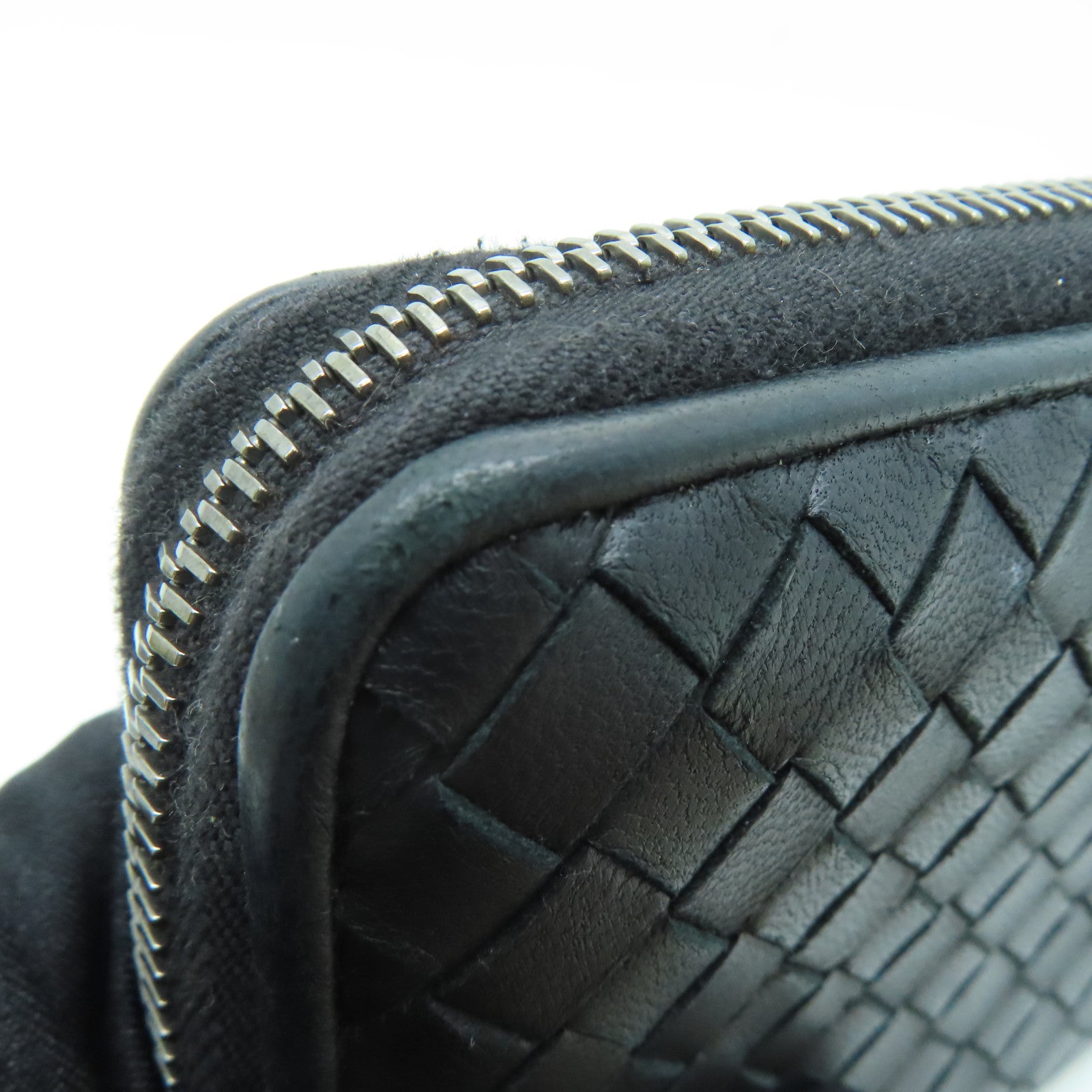 BOTTEGA VENETA 【激減優惠】牛皮皮革Long Wallet長錢包黑色