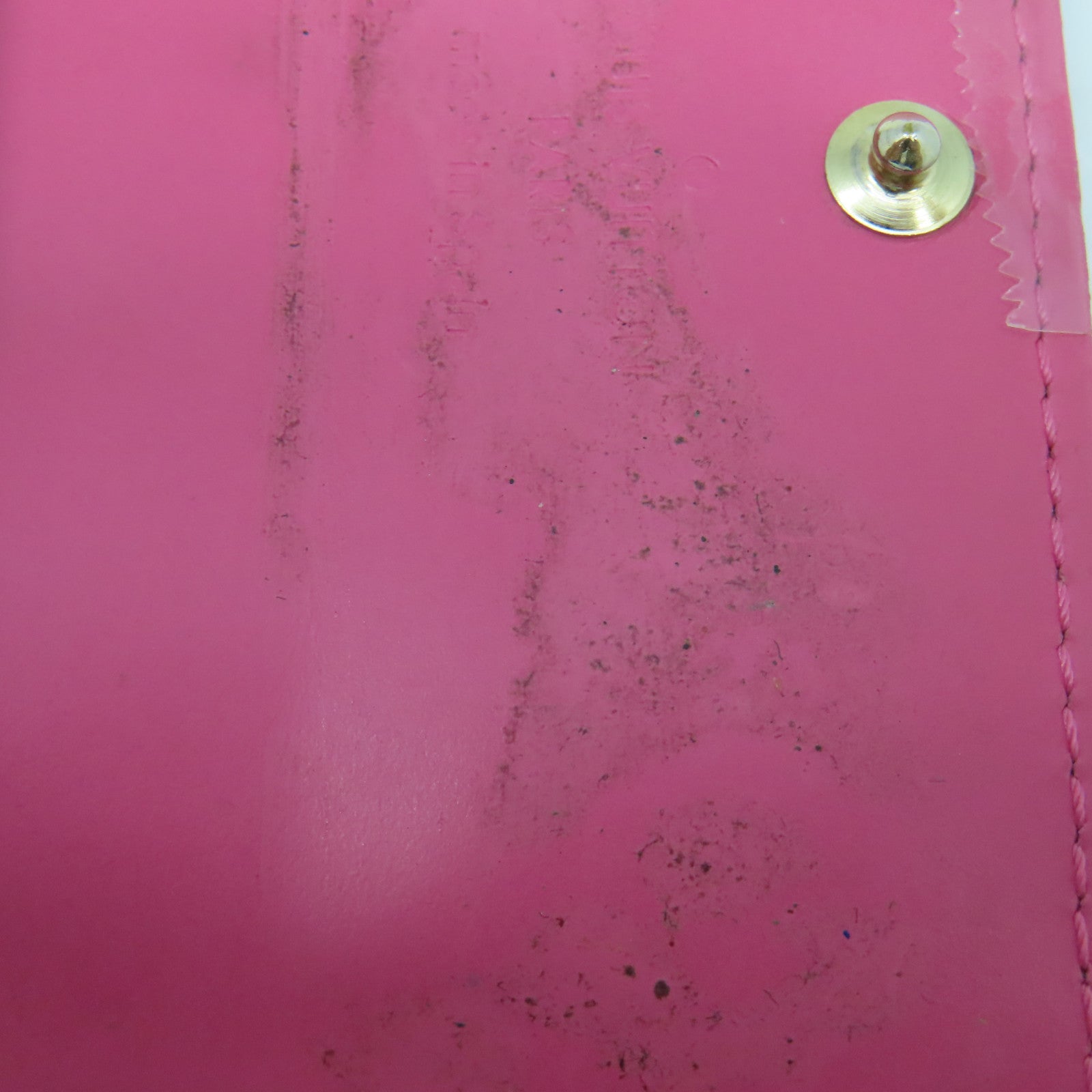LOUIS VUITTON Monogram Vernis Key Case Key Case Pink