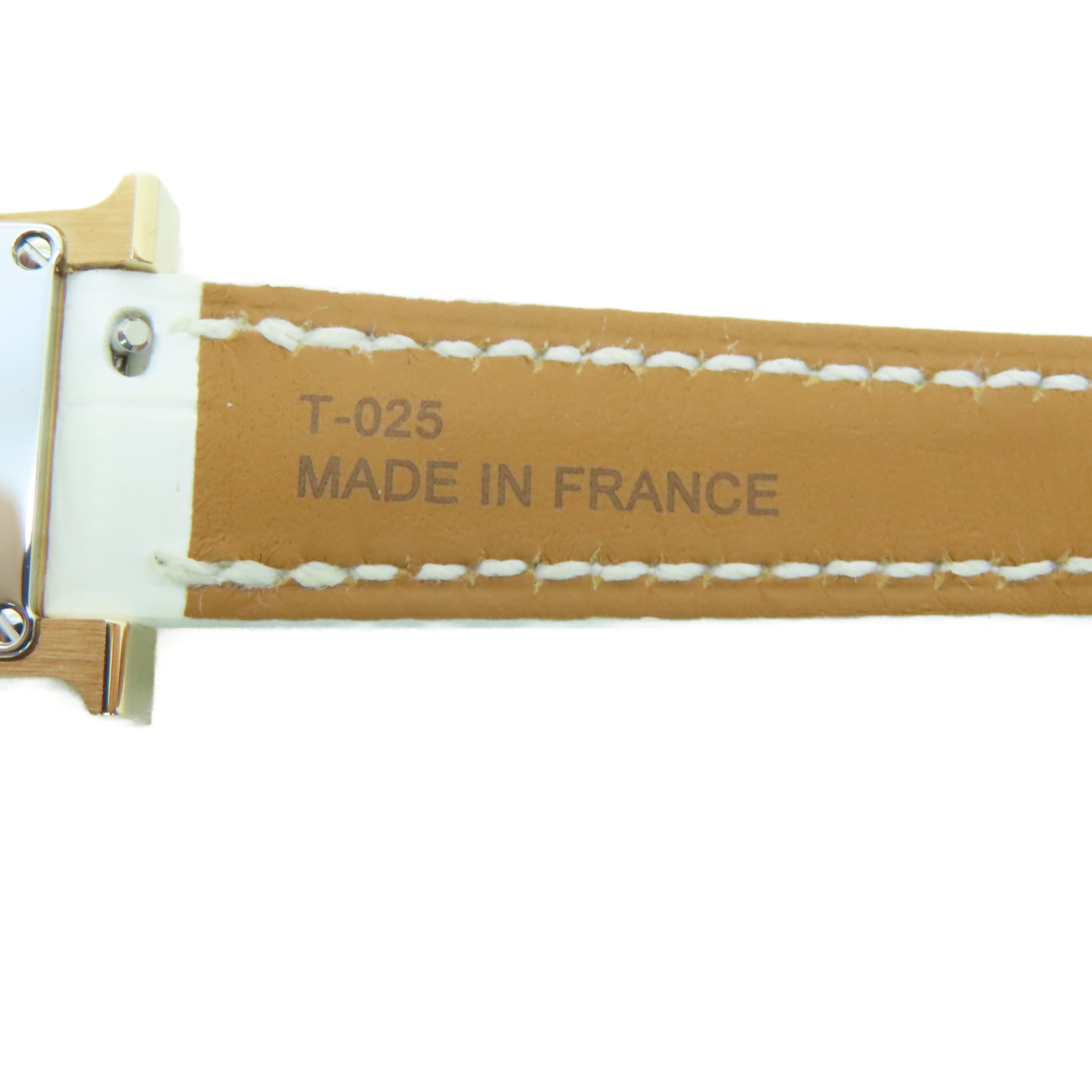 HERMES H watch不锈钢手表石英机芯白色