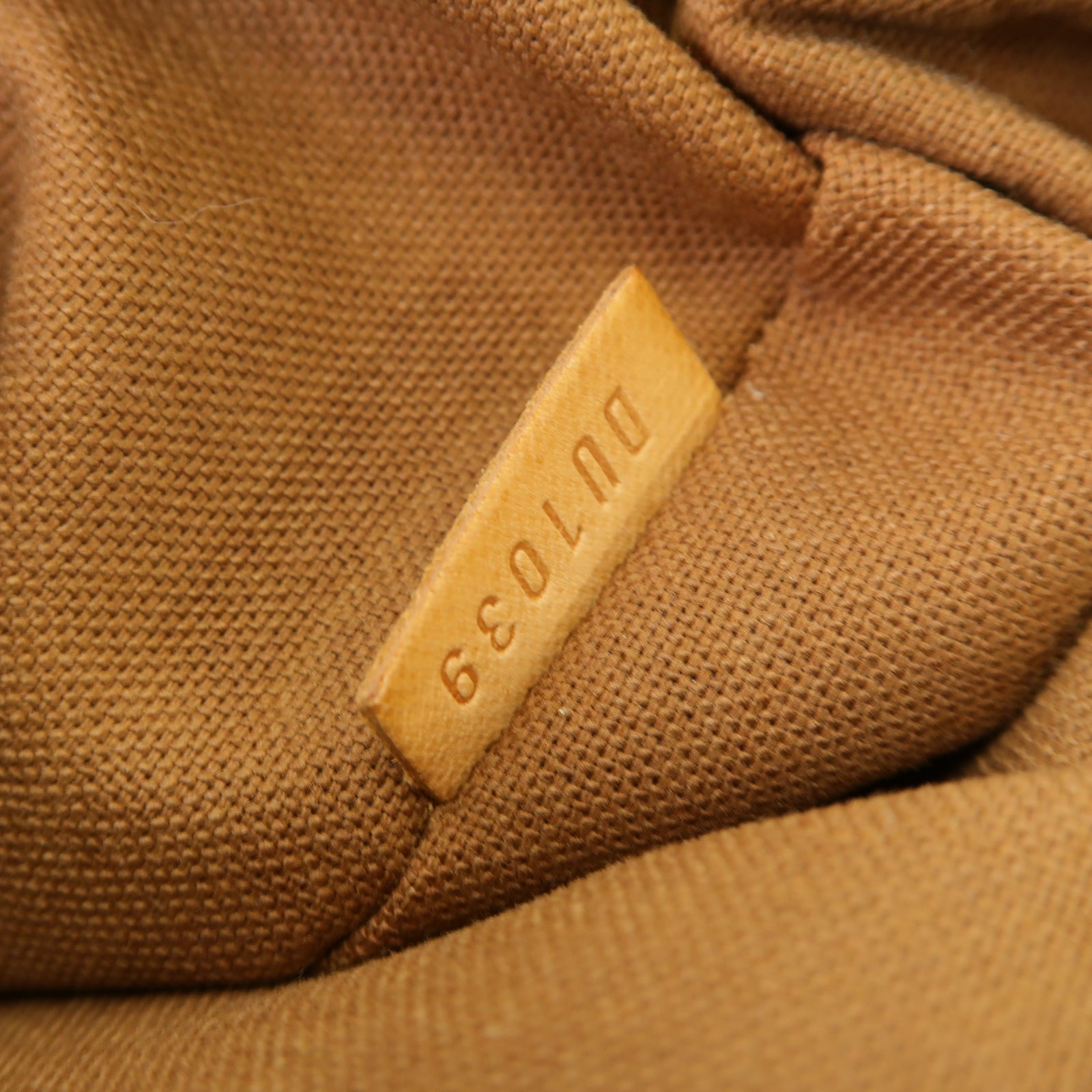 LOUIS VUITTON Monogram Beaubourg金扣手挽袋棕色
