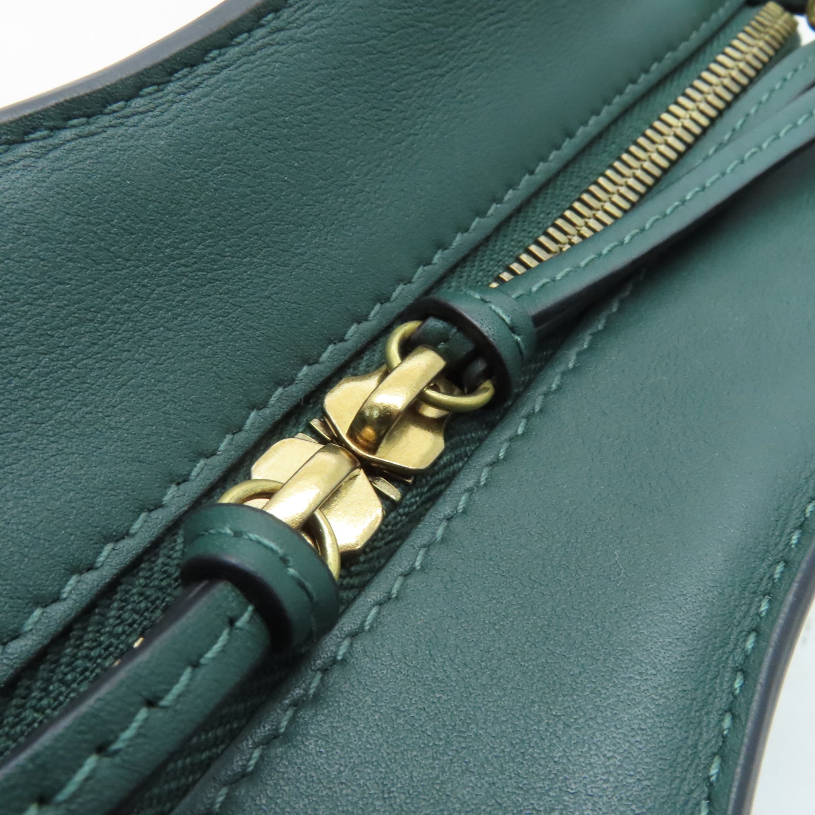 BALENCIAGA 牛皮皮革Neo Classic金扣手挽肩背兩用袋綠色