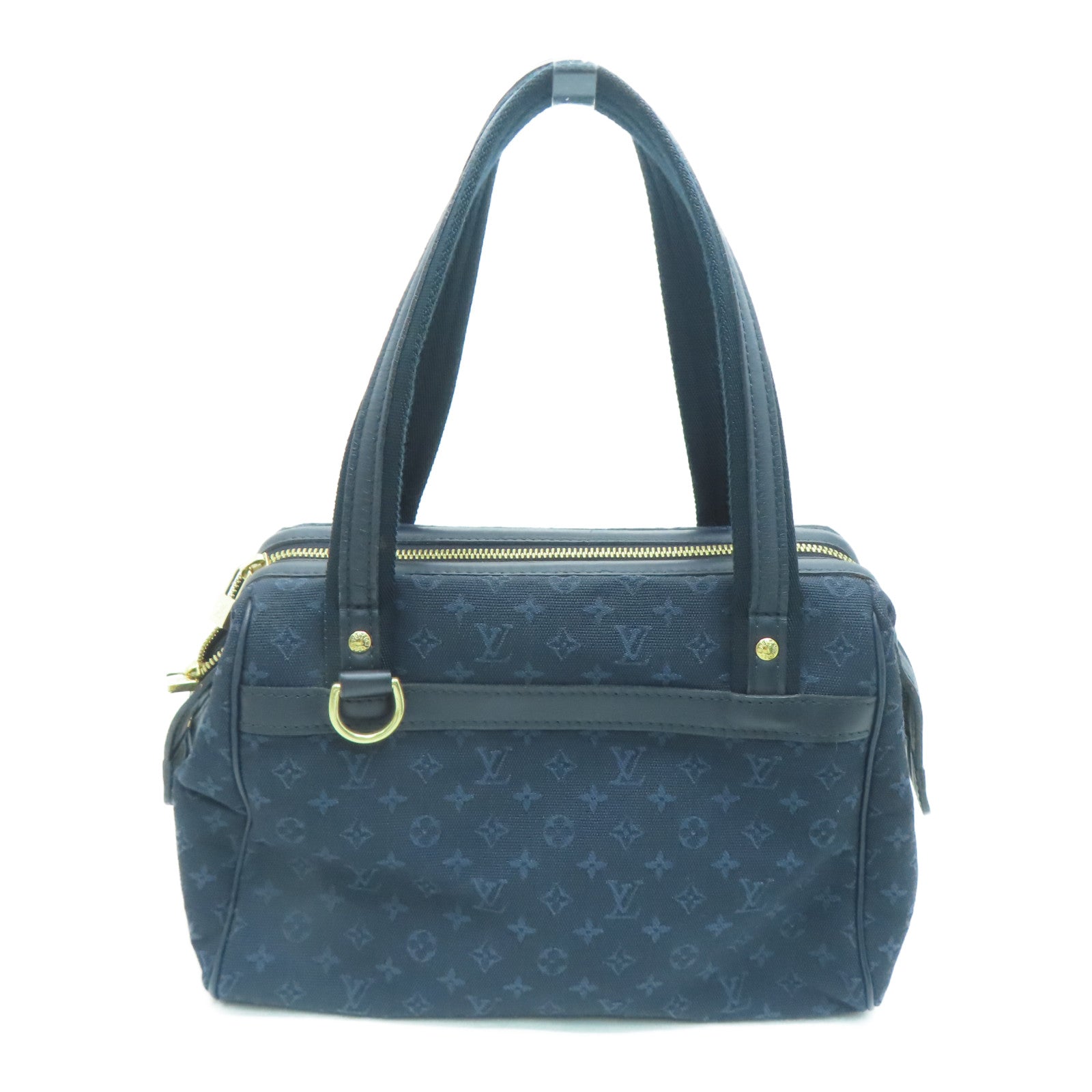 LOUIS VUITTON Monogram Mini Josephine PM金扣手挽袋/肩背袋蓝色