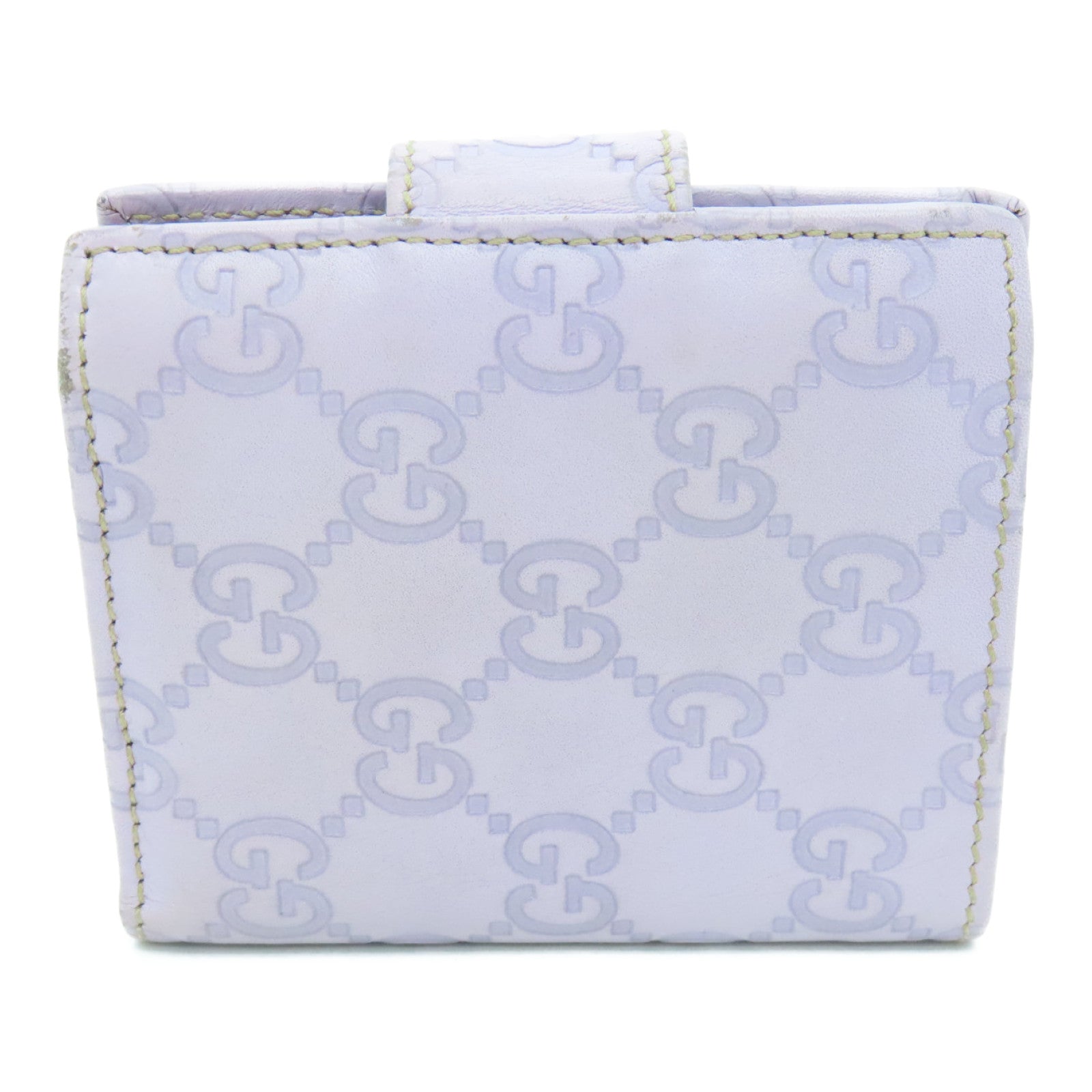 GUCCI 牛皮皮革Wallet金扣钱包紫色