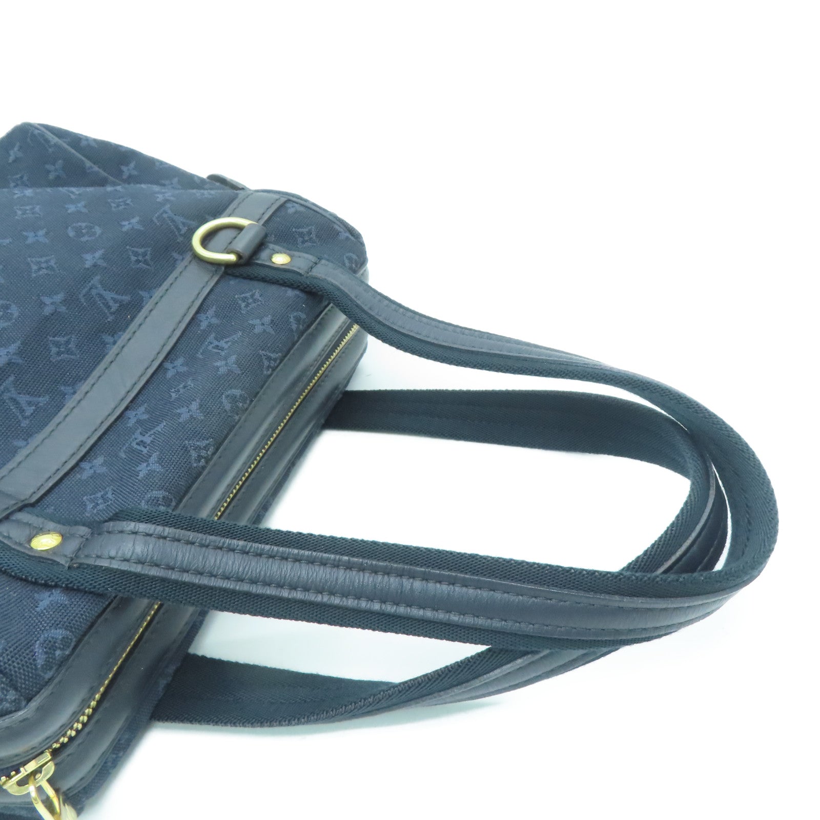 LOUIS VUITTON Monogram Mini Josephine PM金扣手挽袋/肩背袋蓝色
