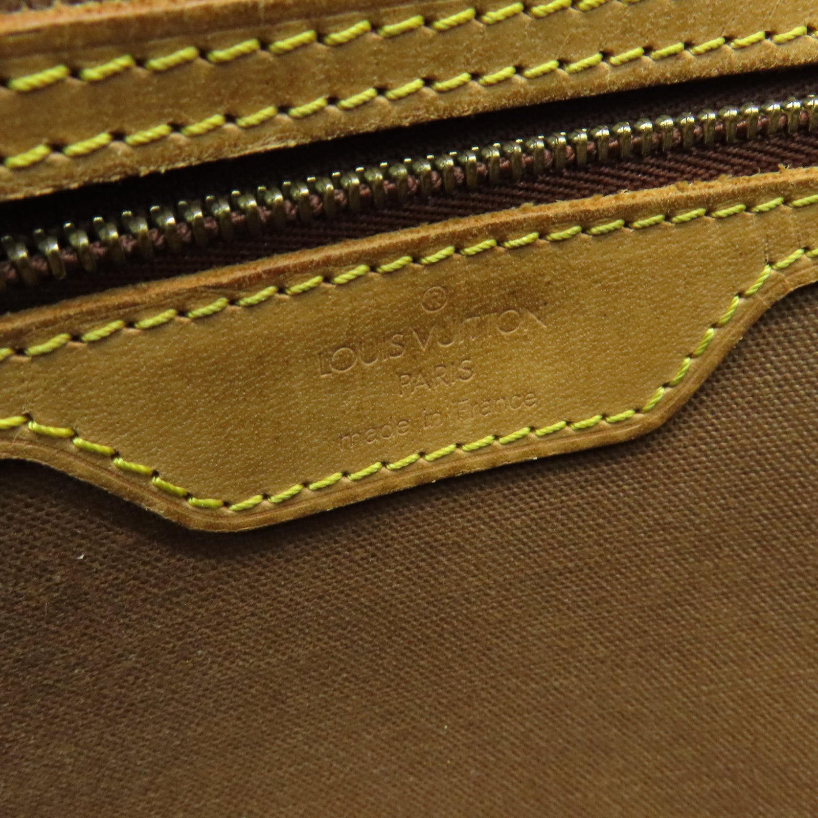 LOUIS VUITTON Monogram Gibeciere MM金扣肩背袋棕色