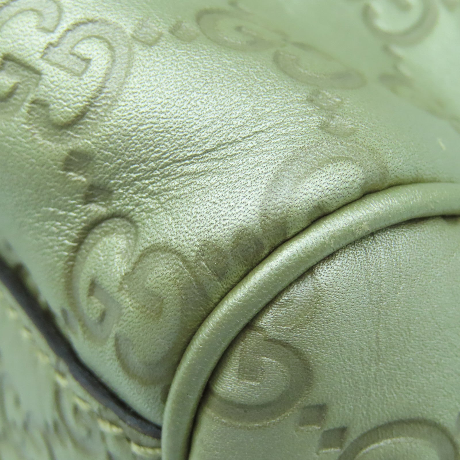 GUCCI 牛皮皮革Tote Bag金扣手挽袋金色
