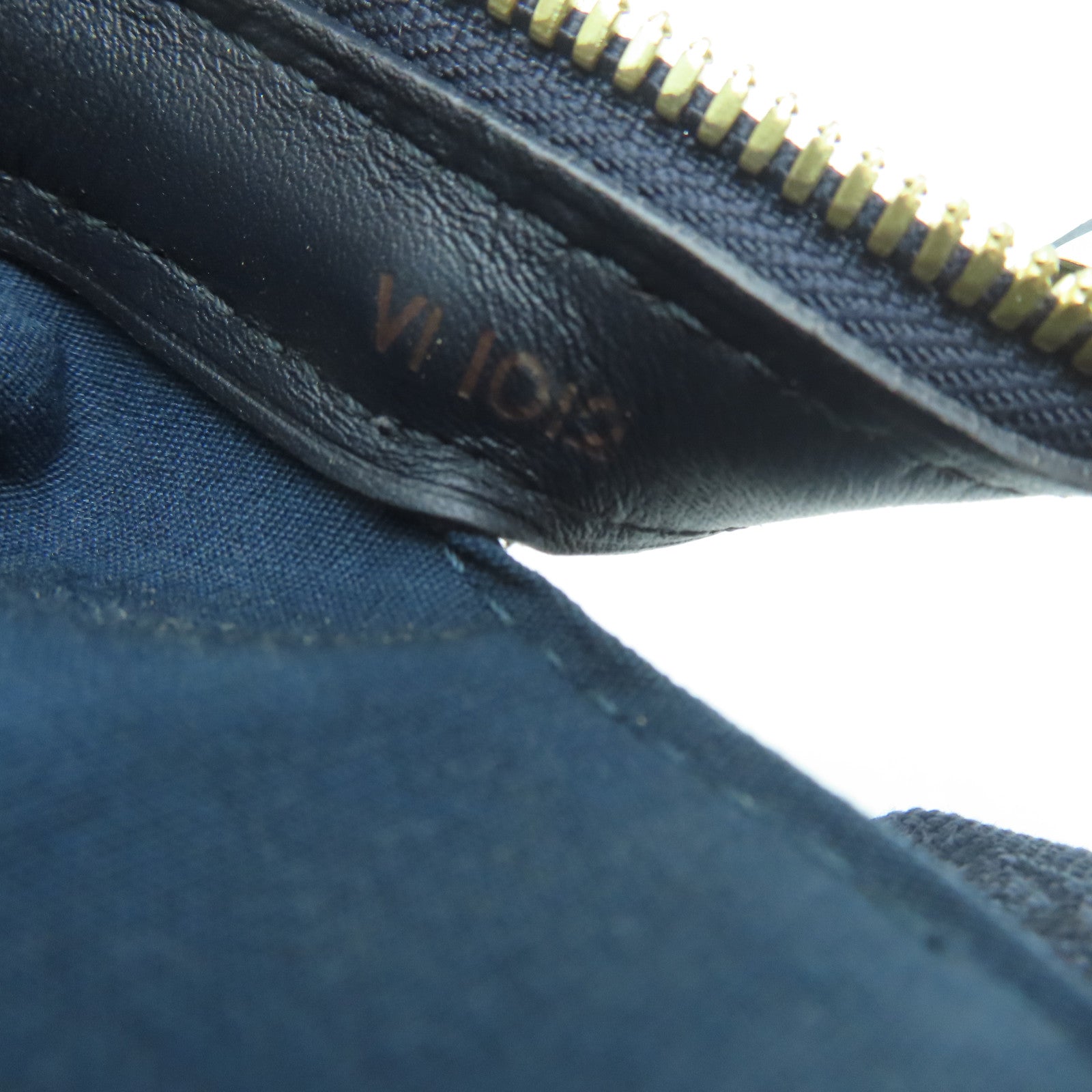 LOUIS VUITTON Monogram Mini Josephine PM金扣手挽袋/肩背袋蓝色