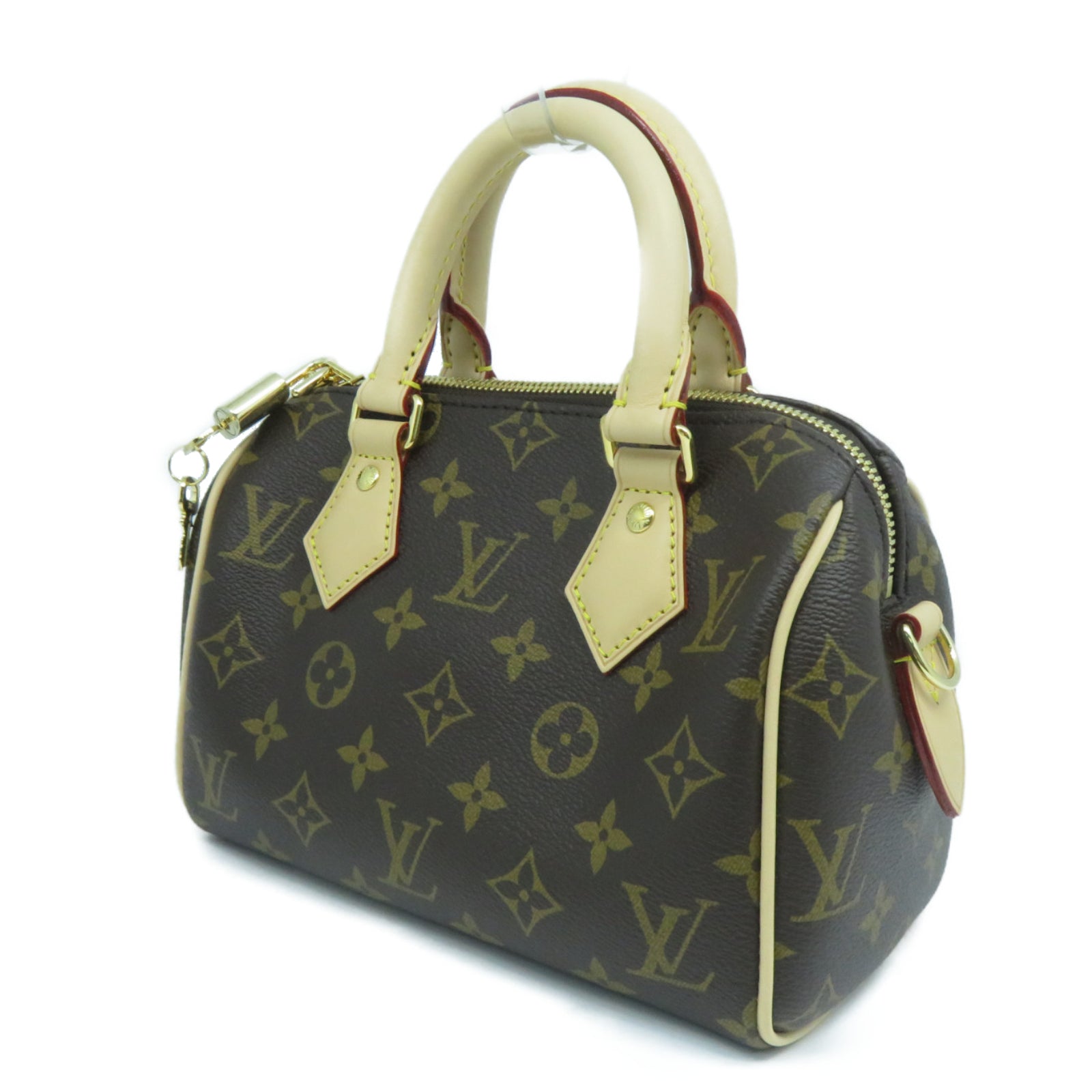 LOUIS VUITTON Monogram Speedy Bandouliere 20金扣手挽肩背兩用袋啡色
