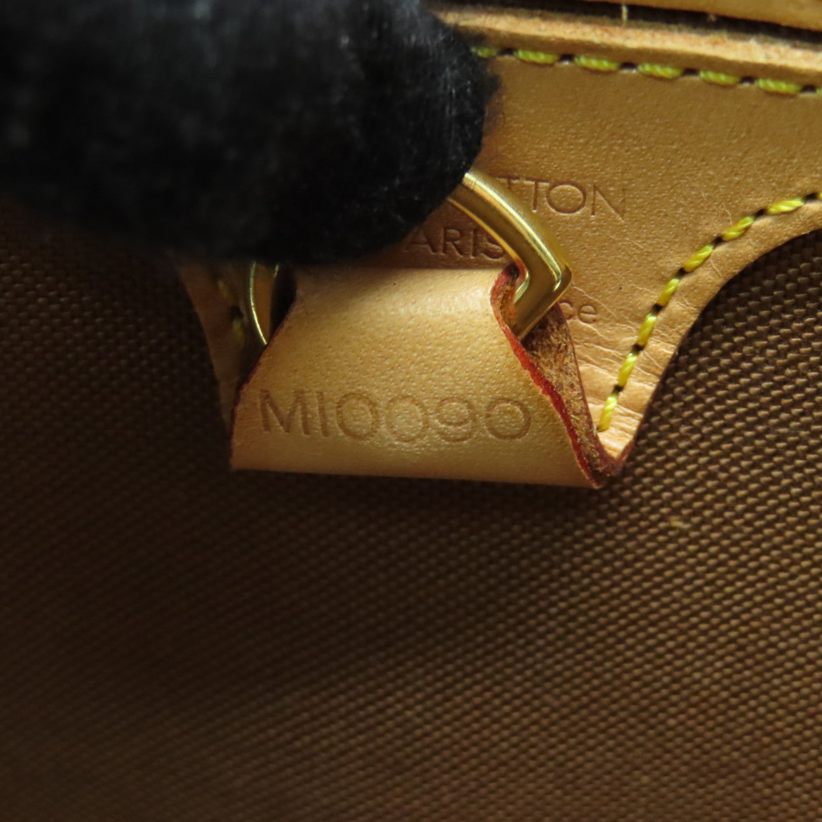 LOUIS VUITTON Monogram Ellipse Sac A Dos Gold Buckle Backpack Brown