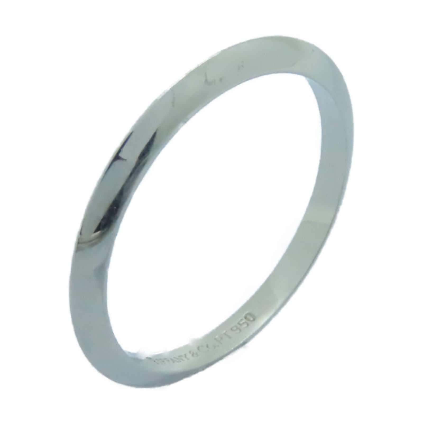 TIFFANY＆CO PT950鉑金Ring銀色US#7