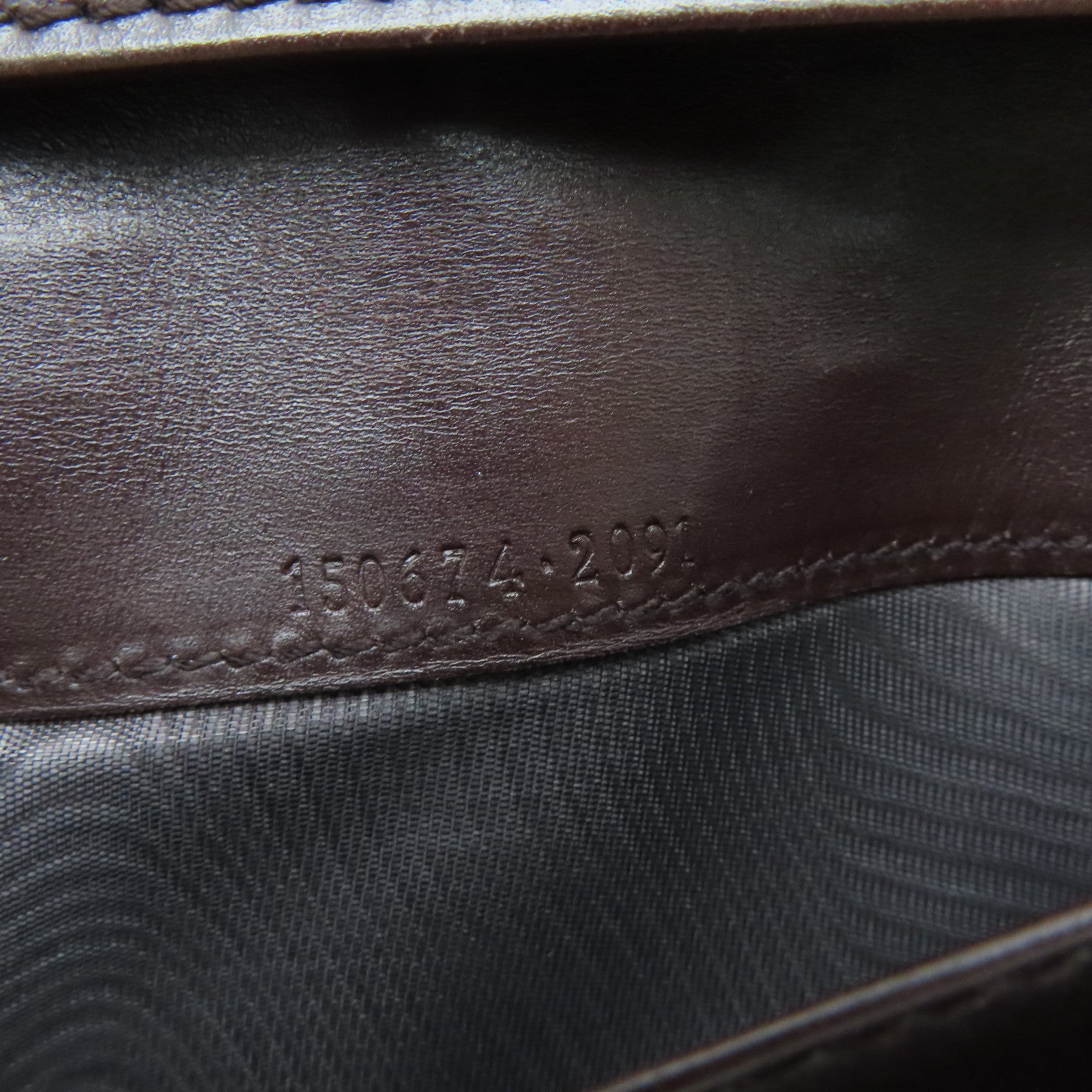 GUCCI 牛皮皮革Long Wallet金扣長錢包啡色