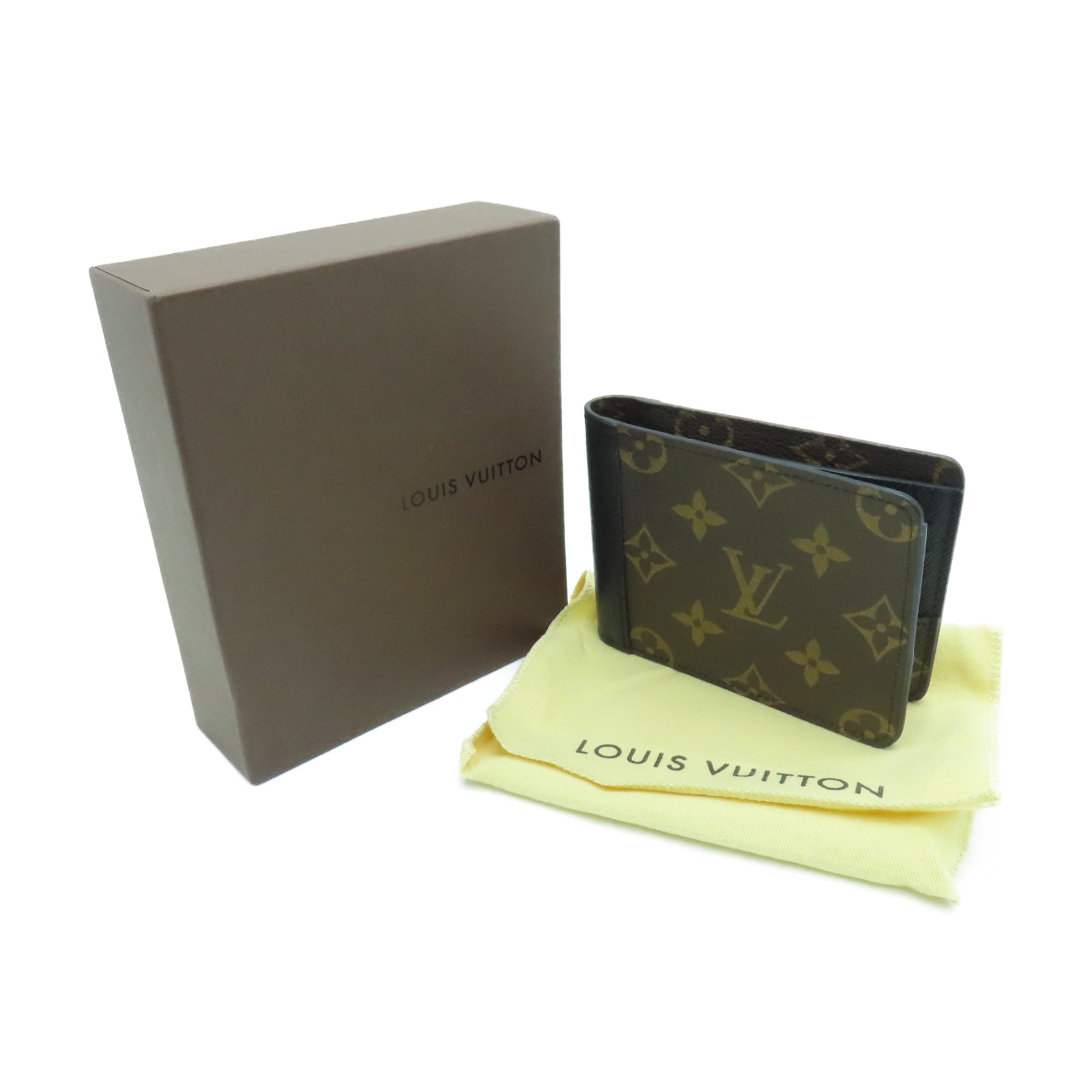 LOUIS VUITTON Monogram Multiple钱包棕色