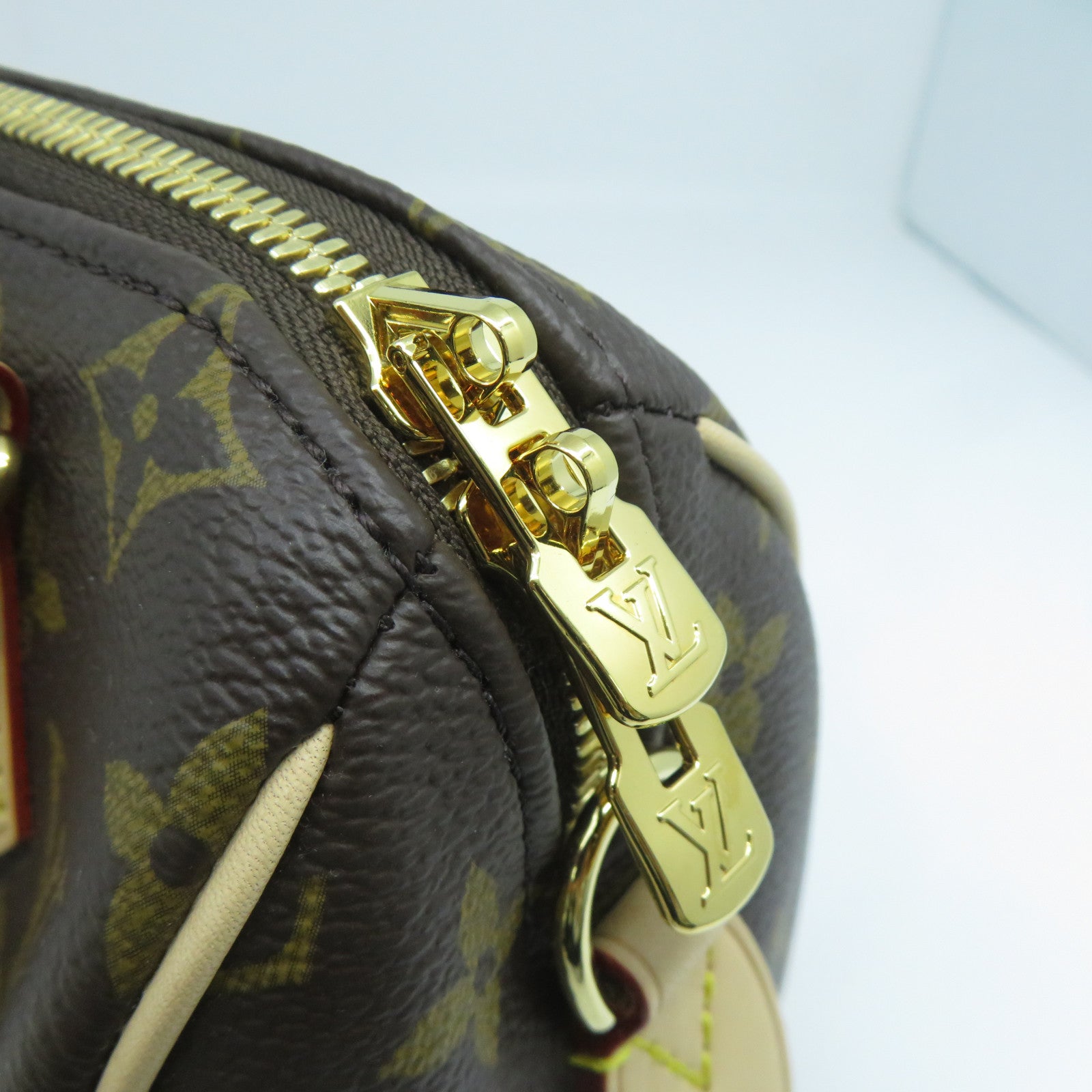 LOUIS VUITTON Monogram Speedy Bandouliere 20金扣手挽肩背兩用袋啡色