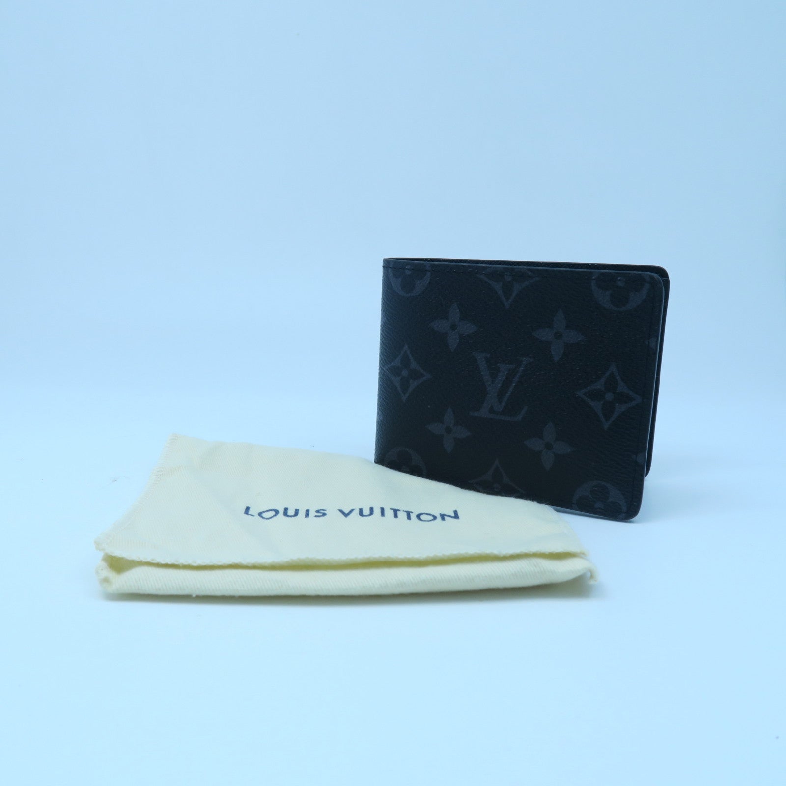LOUIS VUITTON Monogram Slende Walllet wallet black