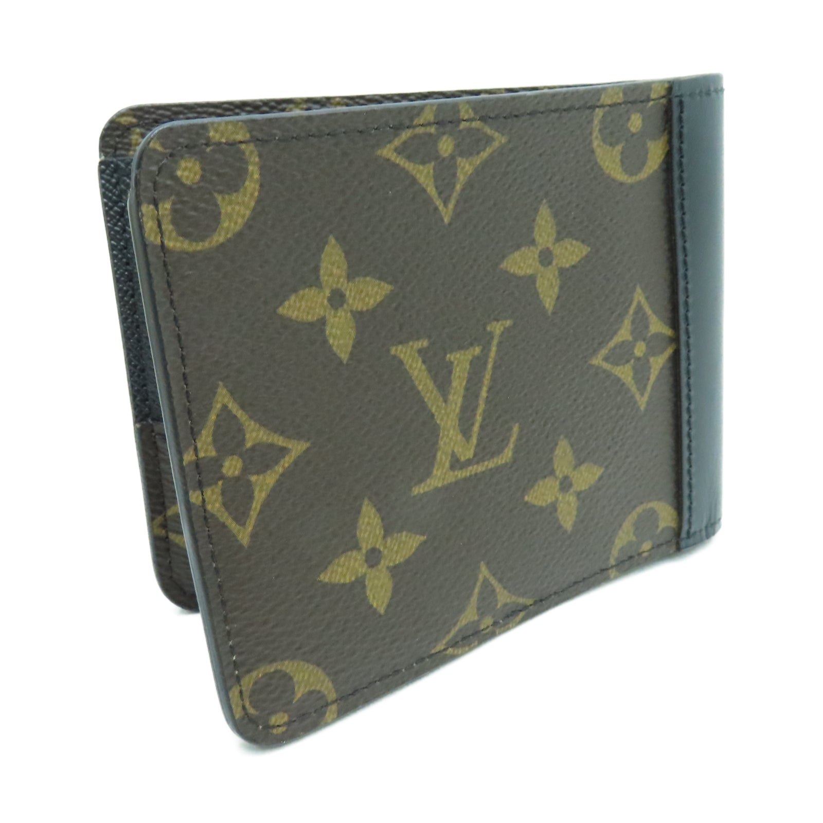 LOUIS VUITTON Monogram Multiple钱包棕色