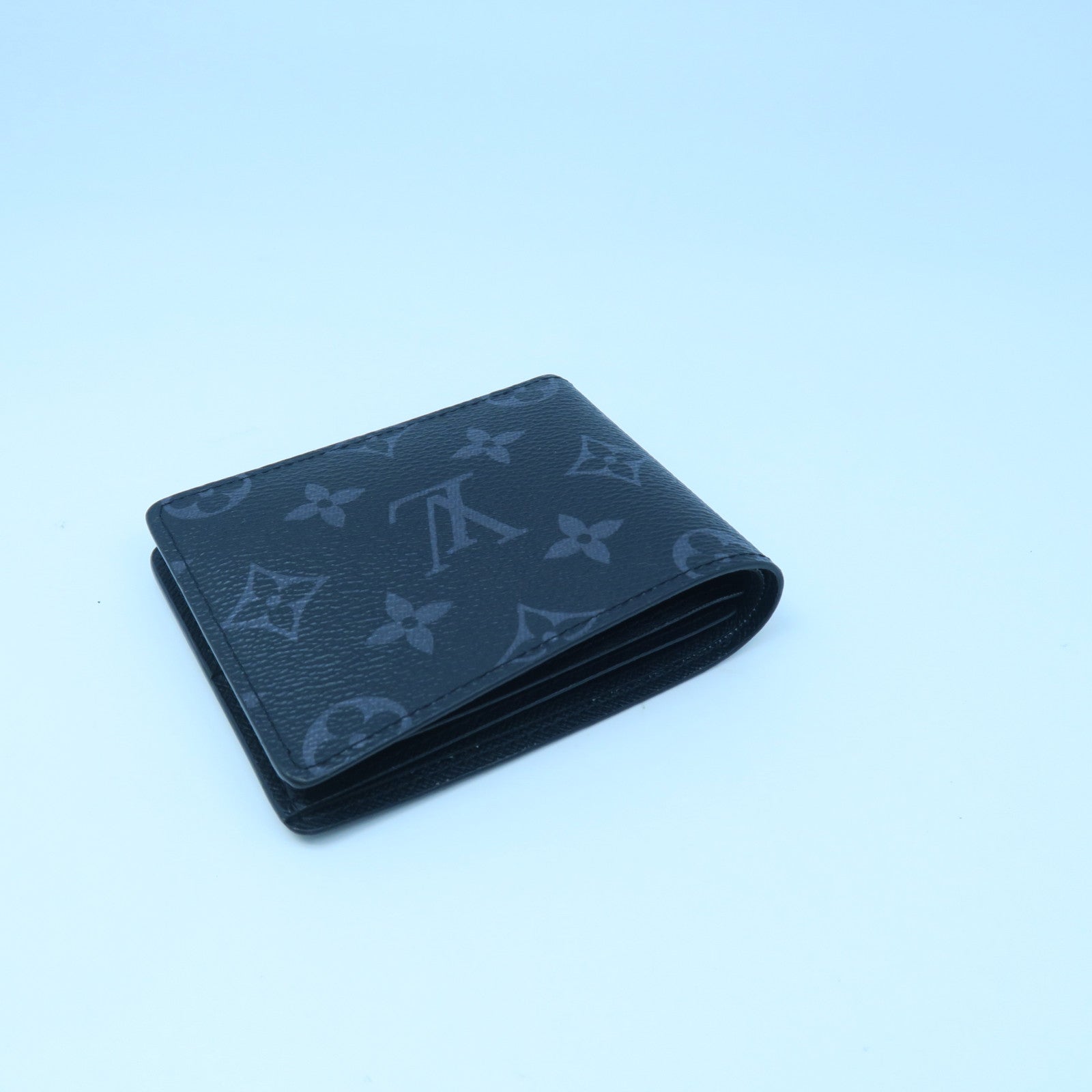 LOUIS VUITTON Monogram Slende Walllet wallet black