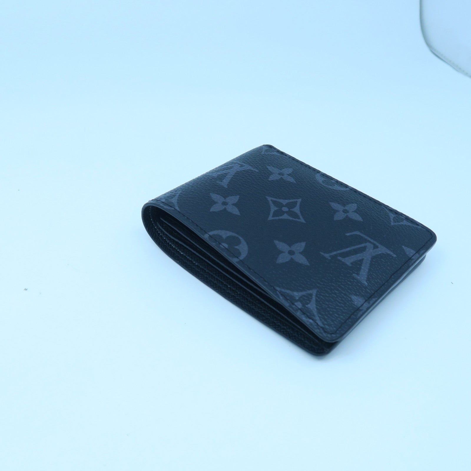LOUIS VUITTON Monogram Slende Walllet wallet black