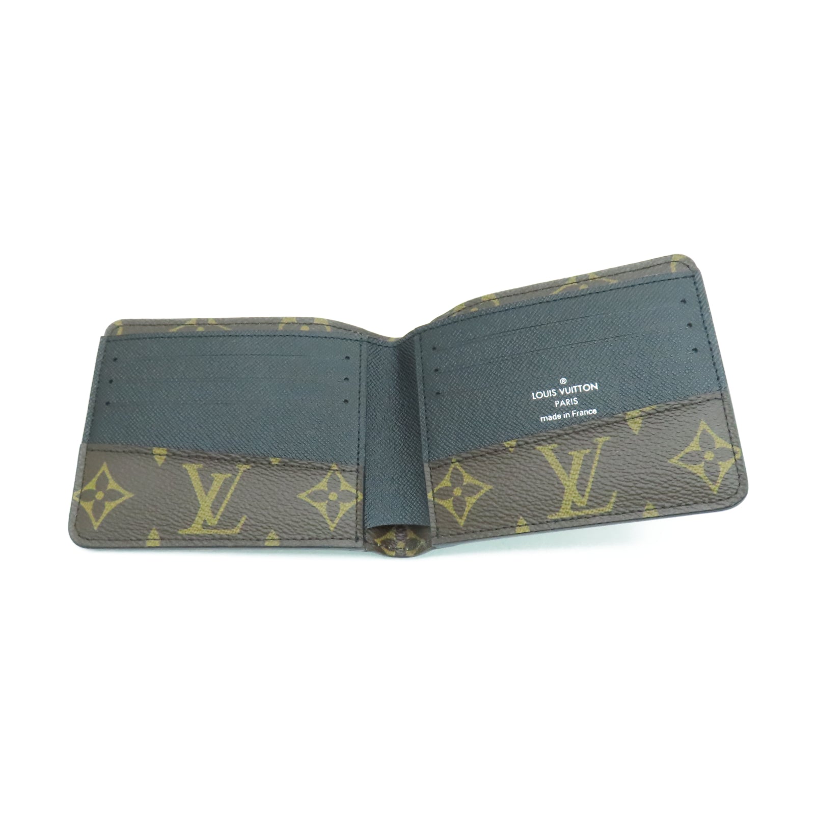 LOUIS VUITTON Monogram Multiple钱包棕色