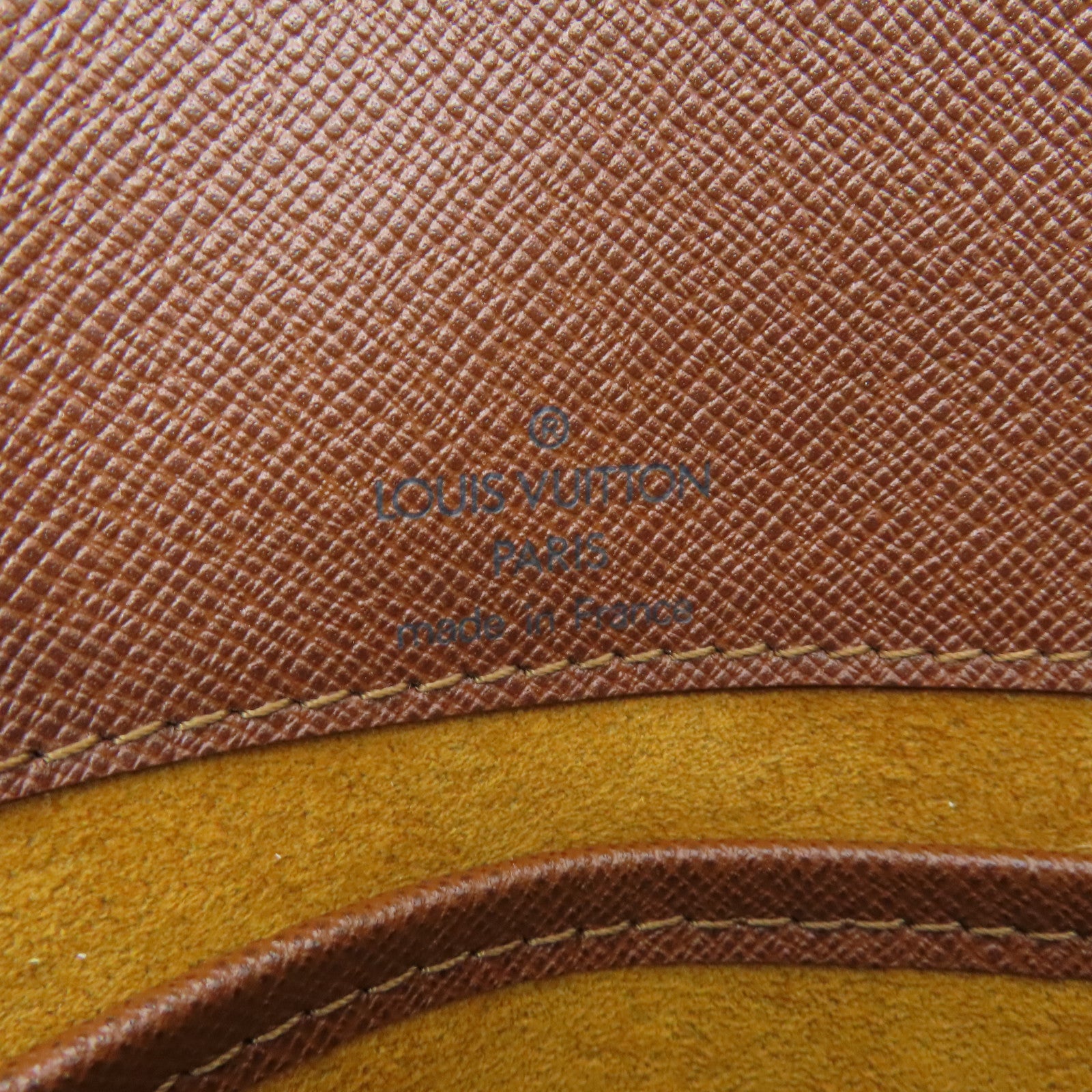 LOUIS VUITTON Monogram Musette Tango Gold Buckle Shoulder Bag Brown