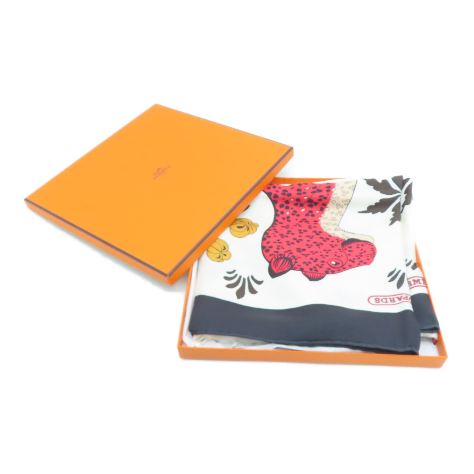 HERMES 絲質Scarf 90X90絲巾白色