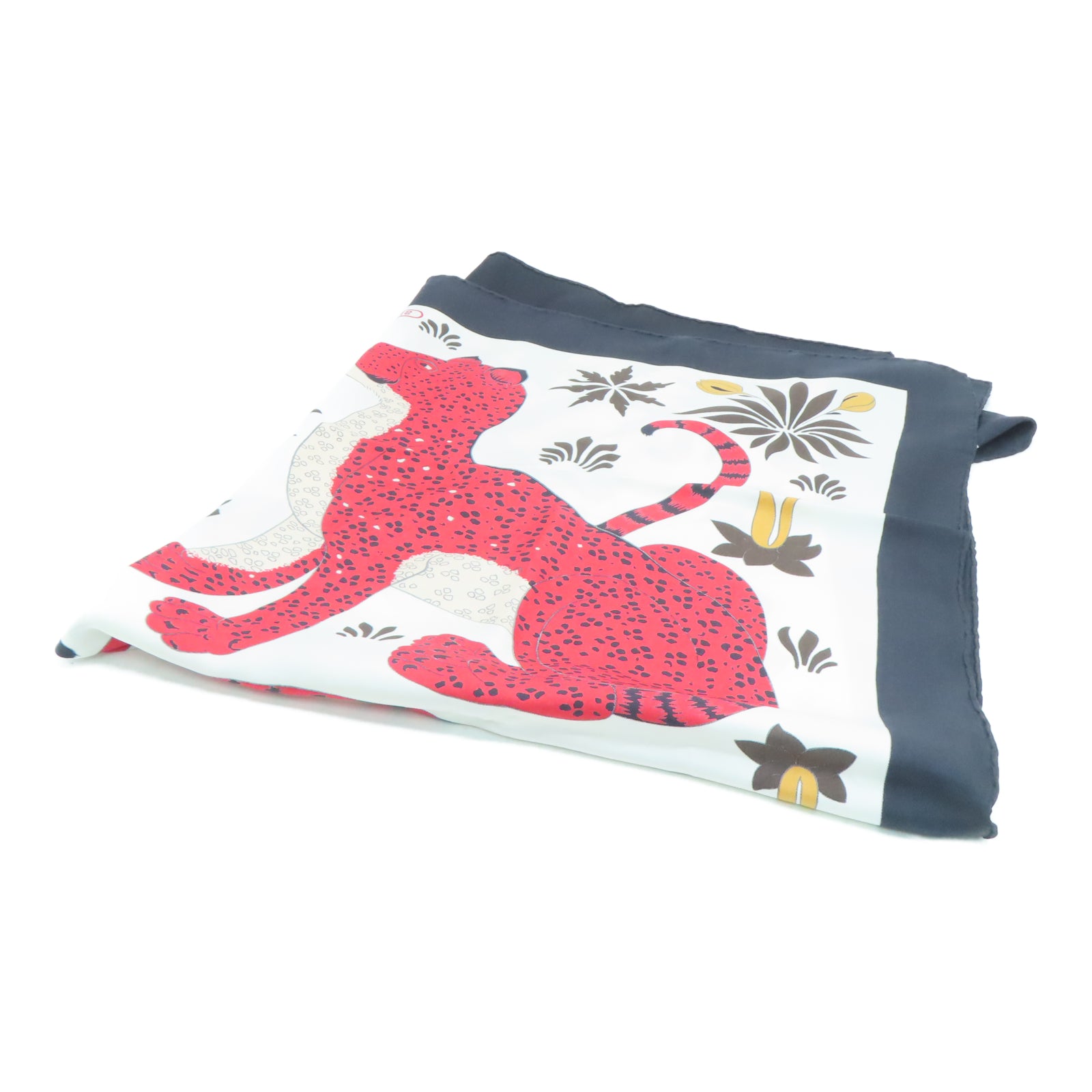 HERMES 絲質Scarf 90X90絲巾白色